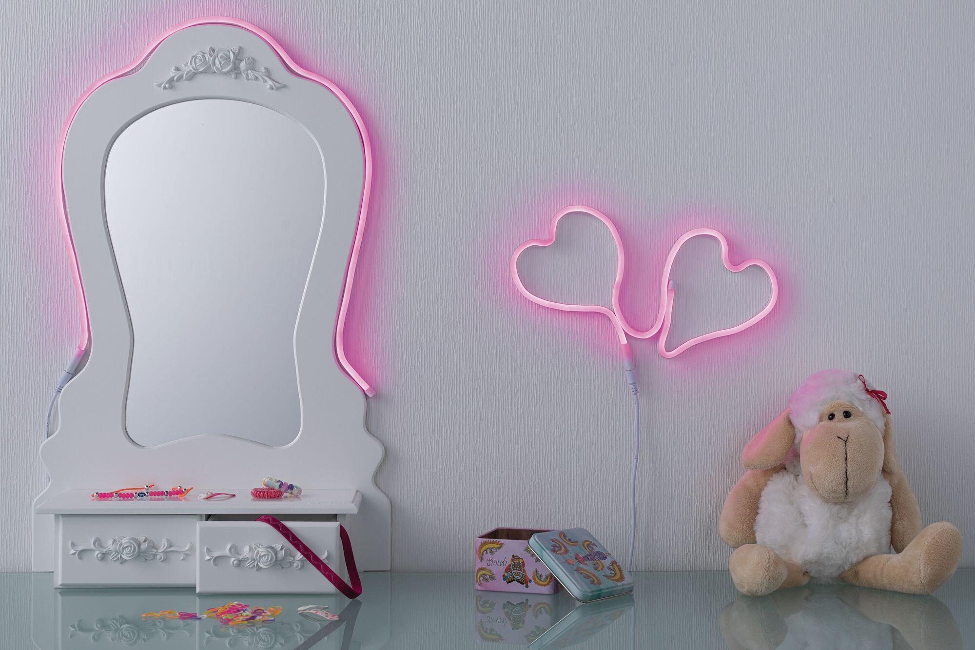 Ruban LED USB 1m Néon Colorflex rose PAULMANN - 2