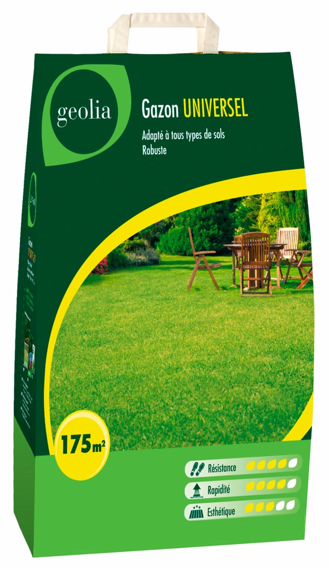 Gazon universel GEOLIA, 5 kg,  175 m²