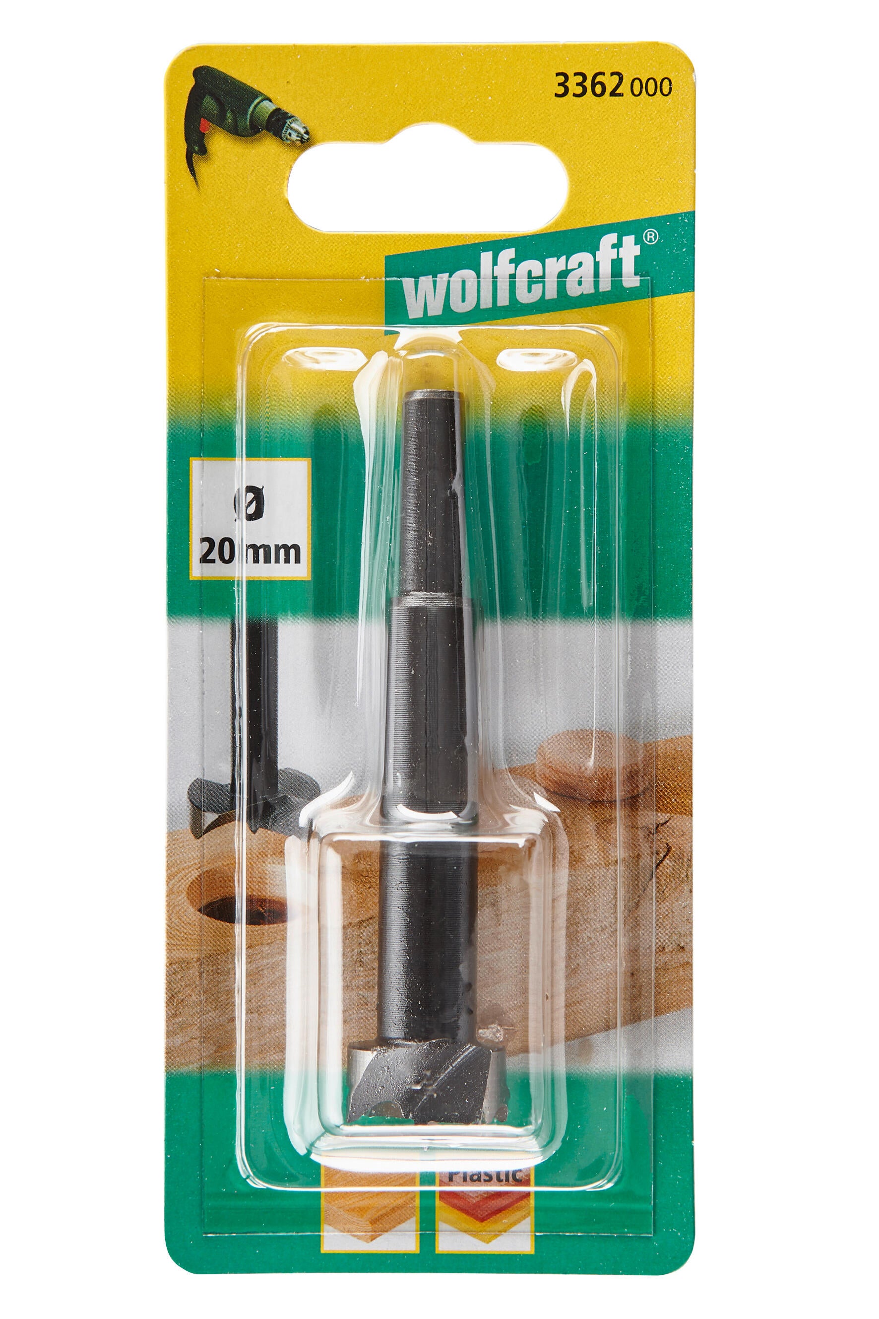 Fraise à bois d'encastrement Diam.20 mm WOLFCRAFT - 7