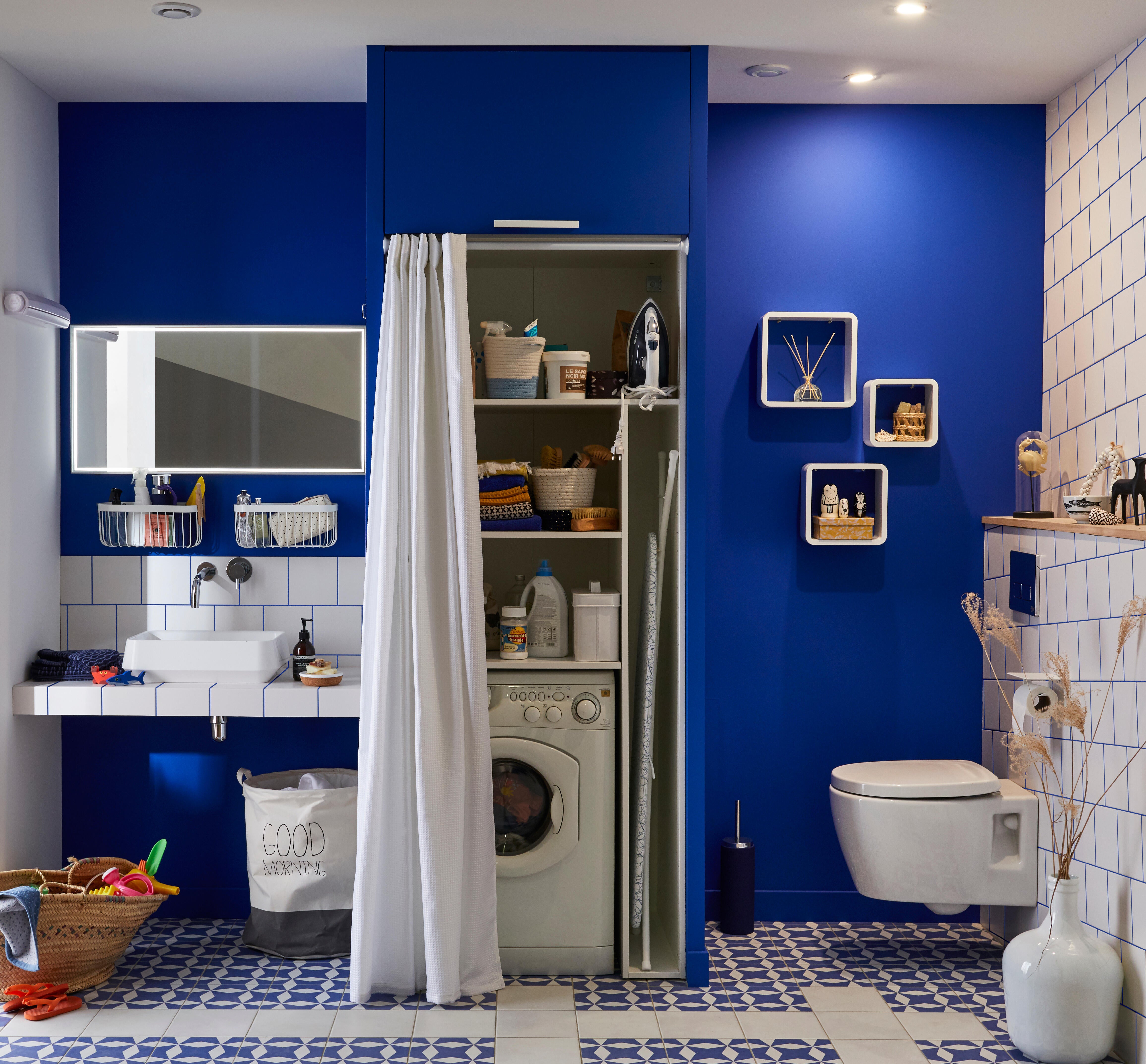 Varão para cortina de duche SENSEA BRANCO EXTENSÍVEL 75-135CM - 3