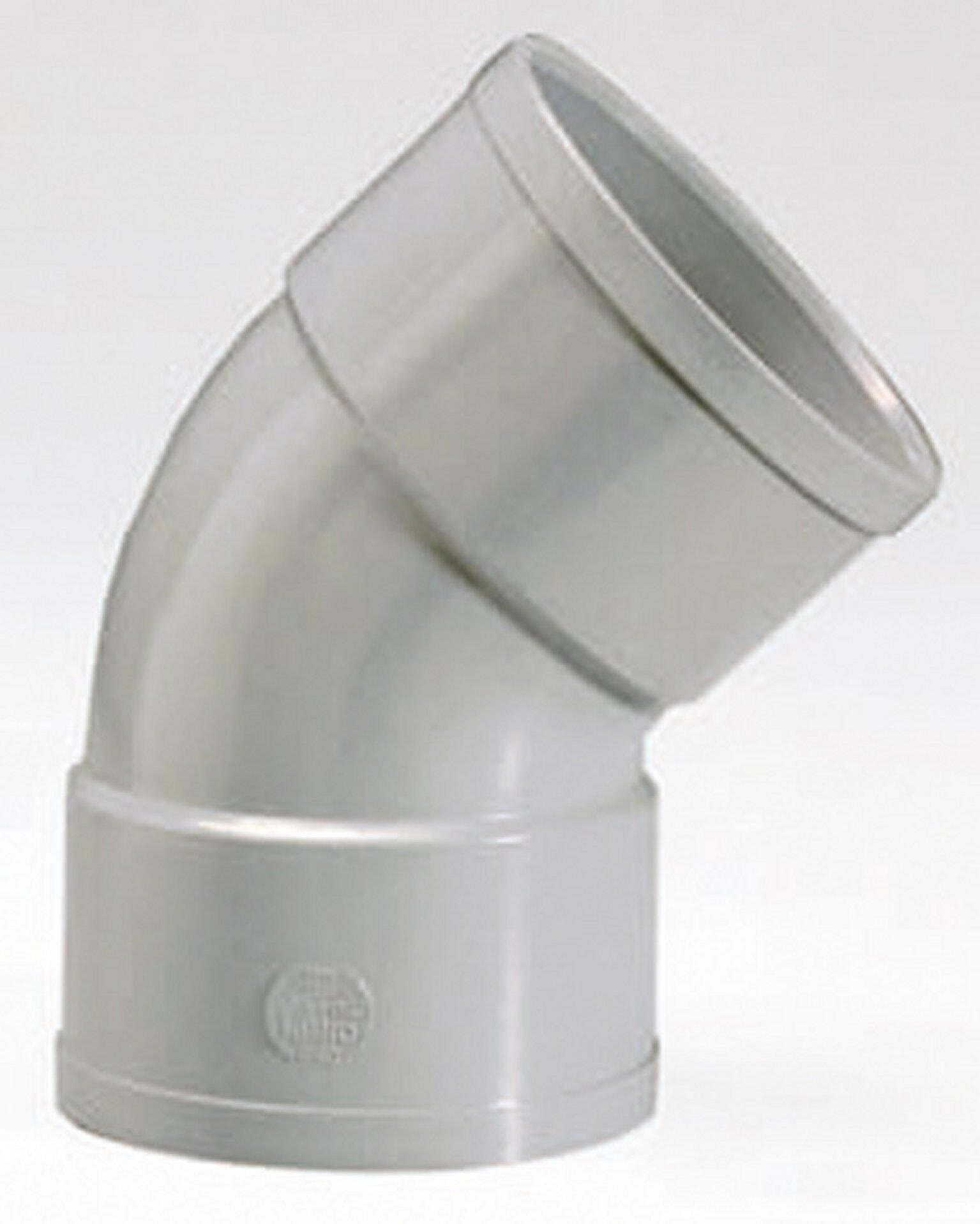 Coude 45° en pvc à coller, femelle / femelle, D63 - 3
