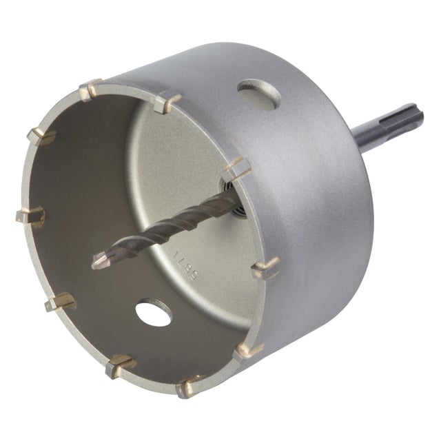 Trépan béton/maçonnerie/pierre SDS Plus WOLFCRAFT Diam.105 mm
