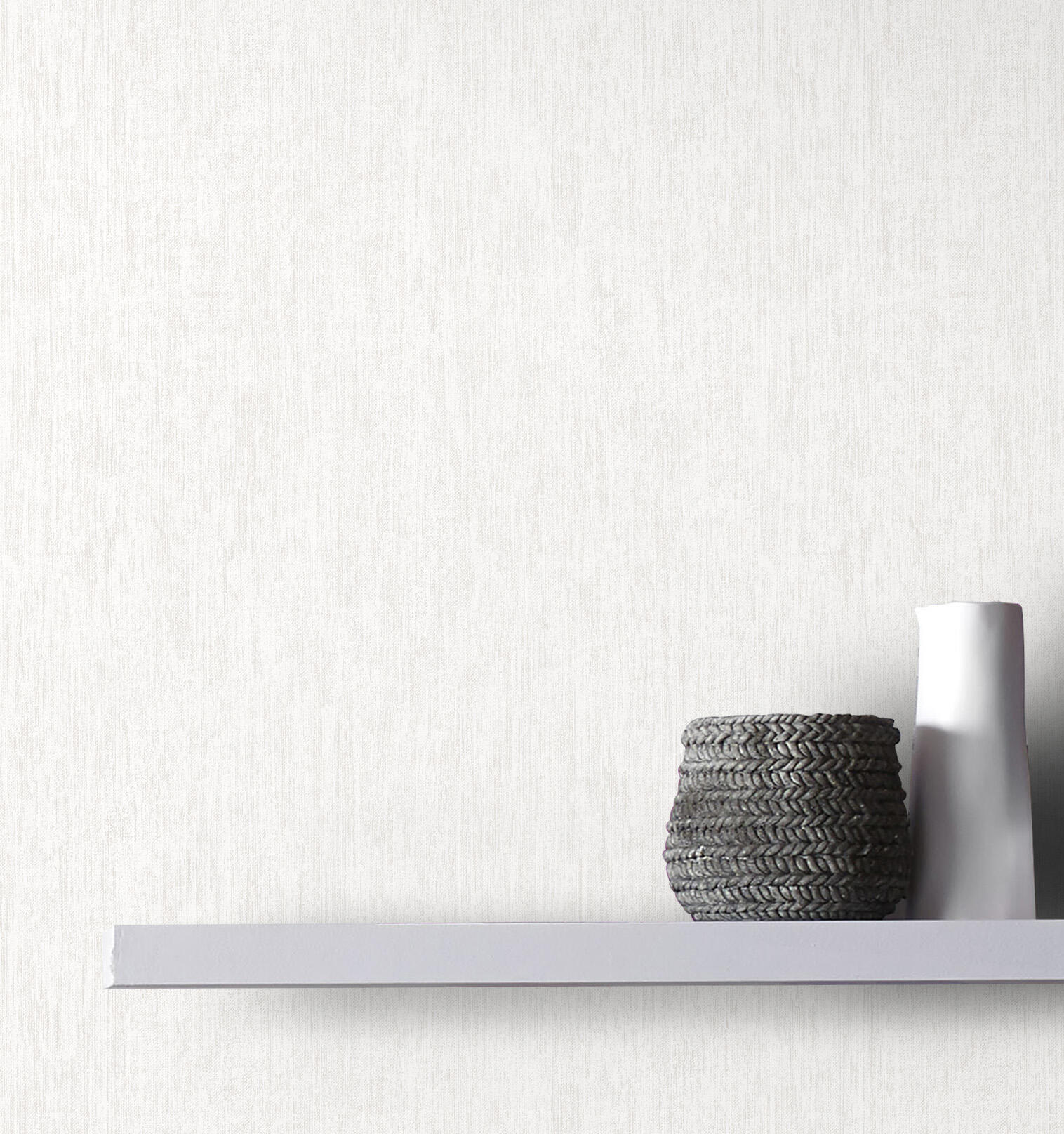 Papel de parede vinílico calicea branco - 3