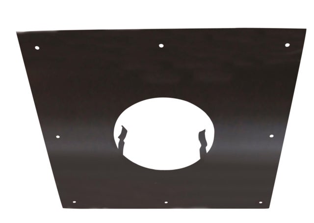 Plaque de propreté pour tubage JONCOUX Diam.200 mm noir
