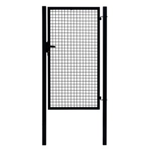 Portillon grillagé Garden+ noir, l.100 x H.175 cm