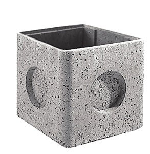 Regard avec emboitement Rm25 beton L.250 x l.250 mm