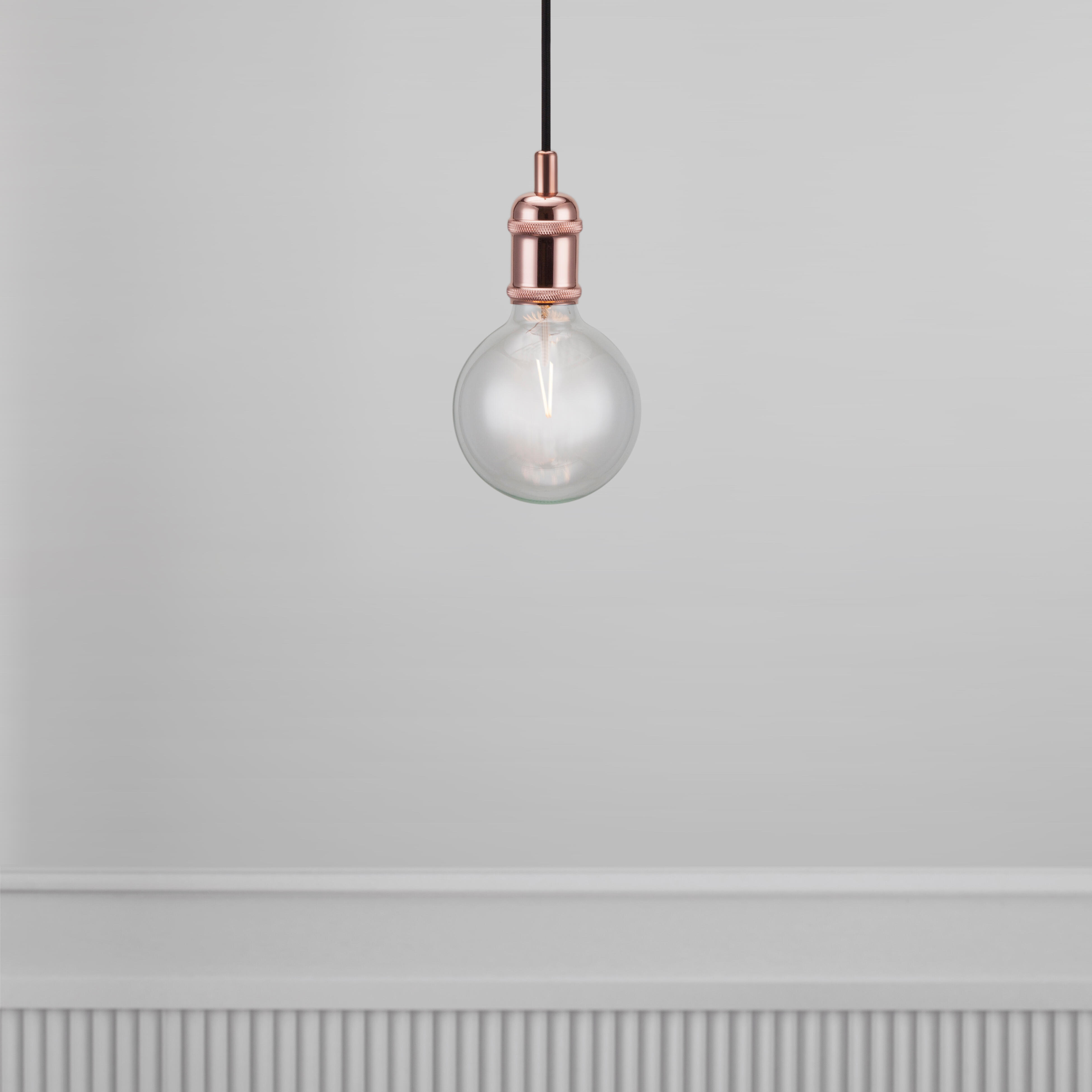 Suspension Avra, acier, cuivré, E27 - 2