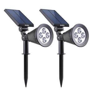 Lot 2 spots solaires à piquer 200Lm intensité variable Spiky w34 LUMISKY Leroy Merlin Les bons plans des petits projets avant l'été