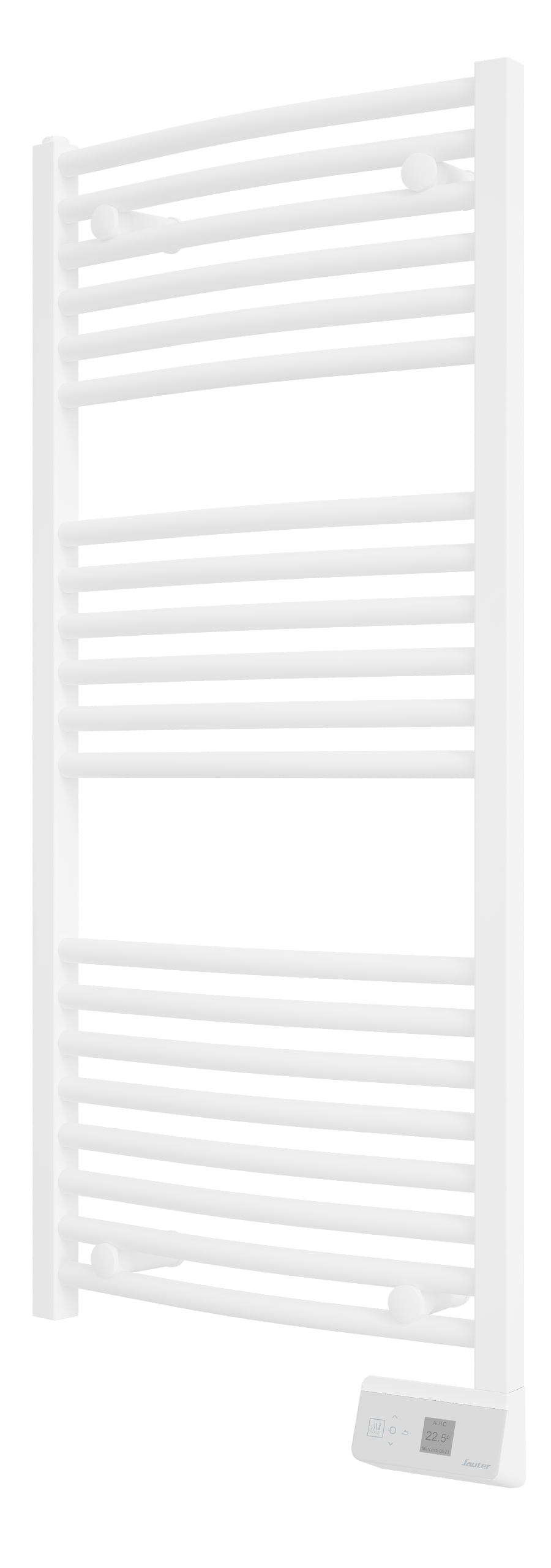 Sèche-serviettes électrique à inertie fluide SAUTER 500W, H113 x l50 cm Goreli d - 5