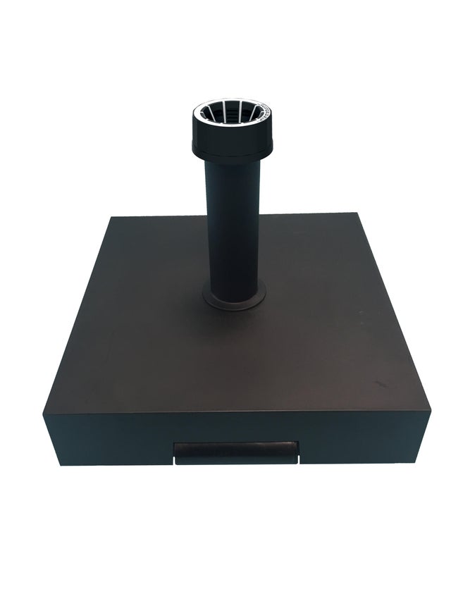 Pied de parasol lesté noir, 40 kg