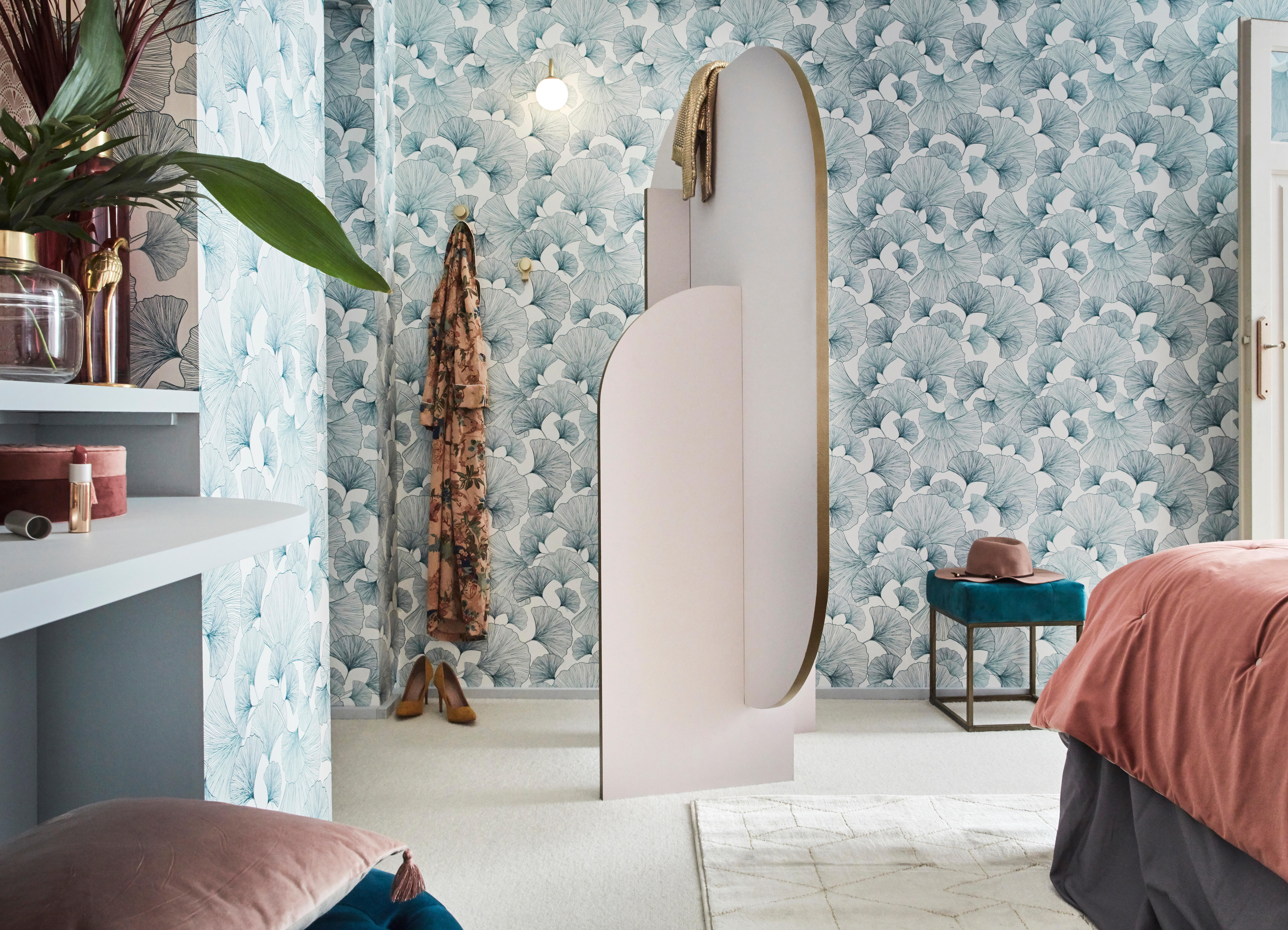 Cuscino Melisse rosa 40 x 40 cm - 8