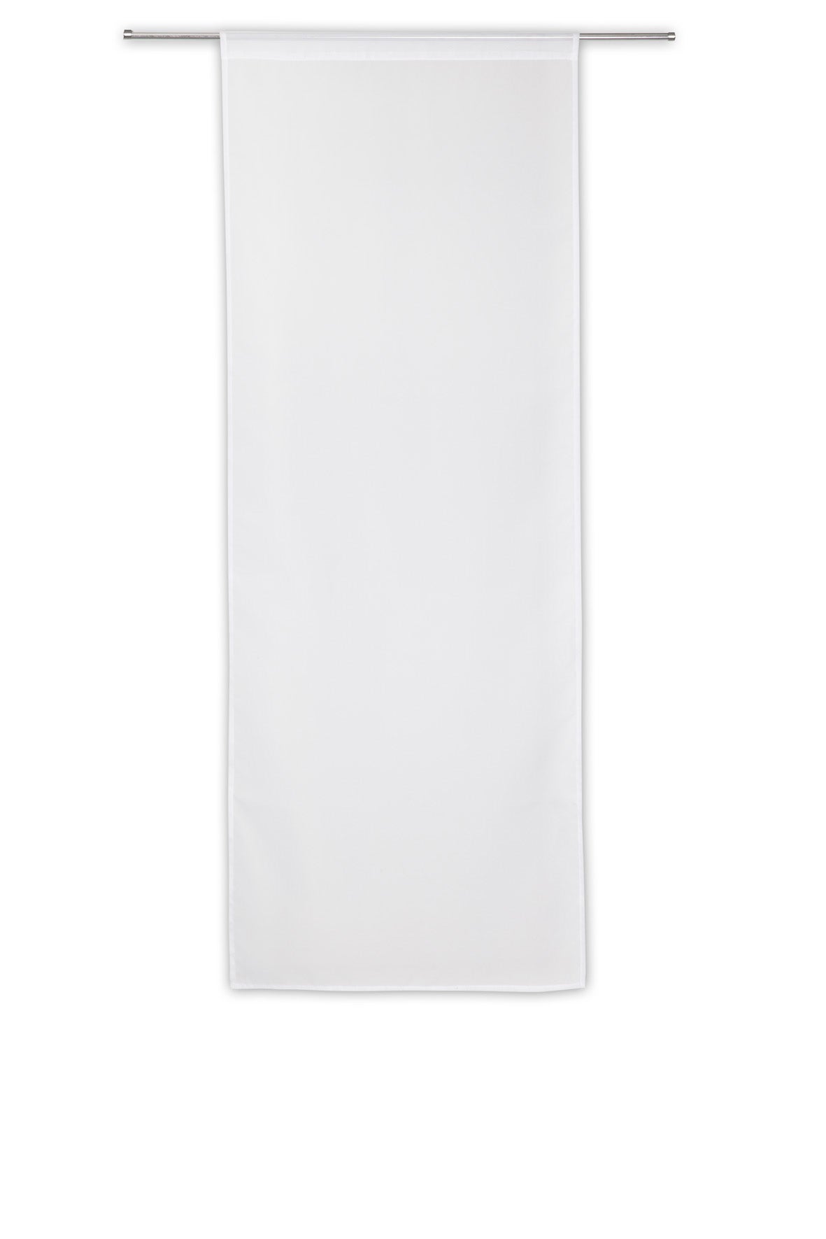 Vitrage semi-transparent, Idealis, blanc H.160 x l.60 cm - 5