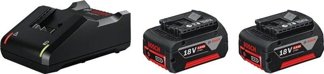 Lot de 2 batteries 18V 4Ah et 1 chargeur GAL 18V-40 BOSCH PROFESSIONAL