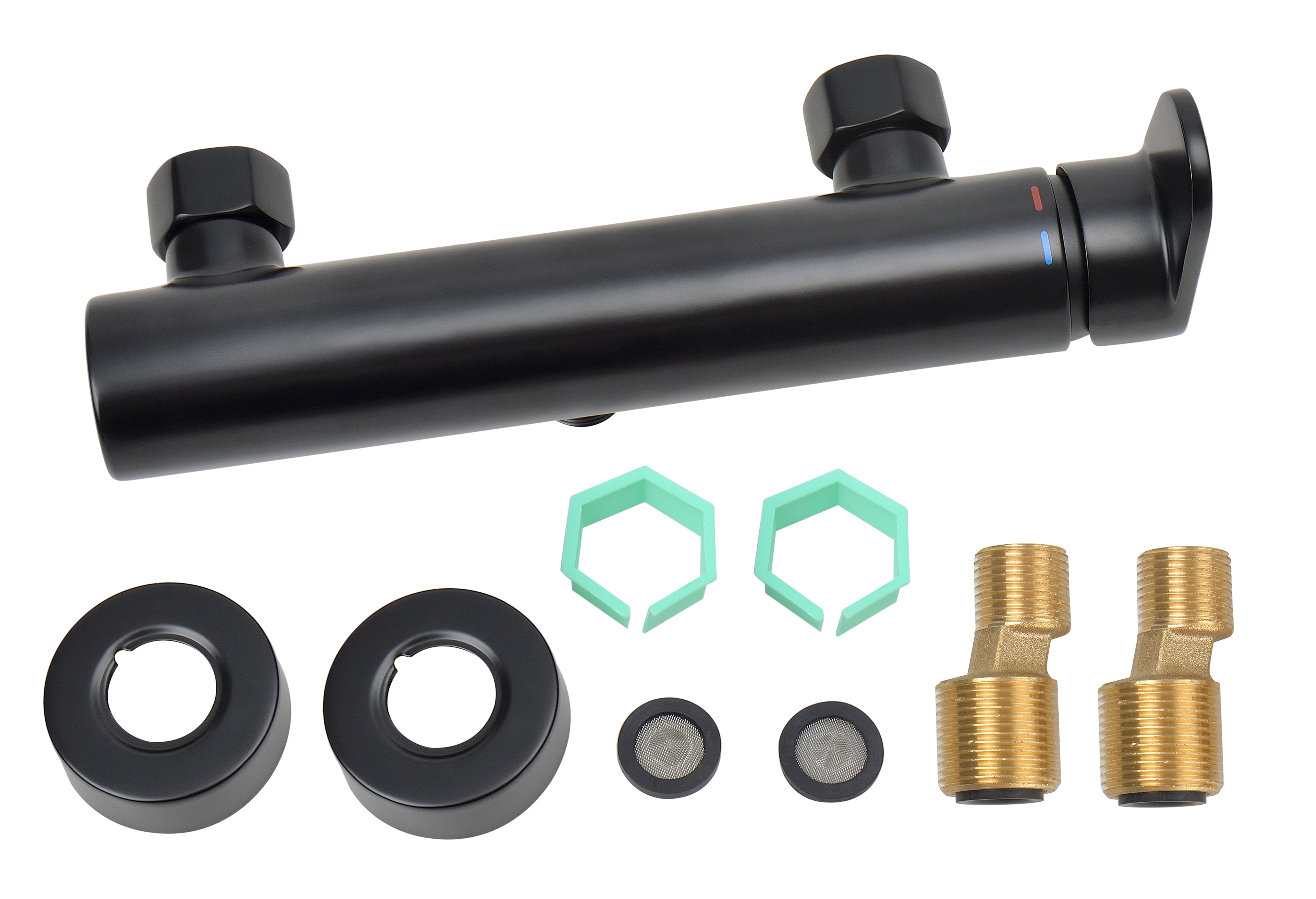 Grifo de ducha monomando SENSEA New Icone negro mate Latón - 5