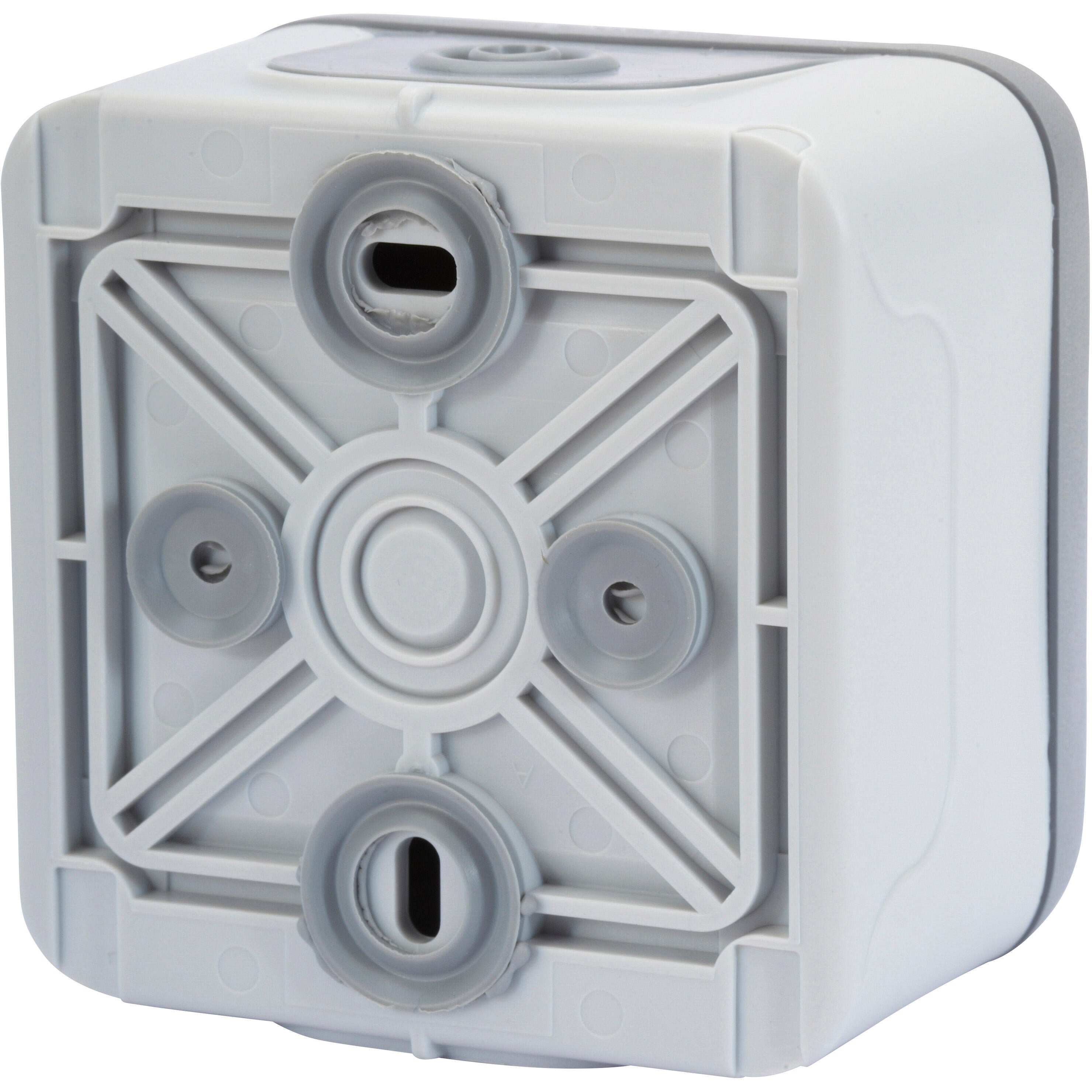 Prise avec terre étanche avec volet de protection IP55 Plexo, LEGRAND, gris - 3