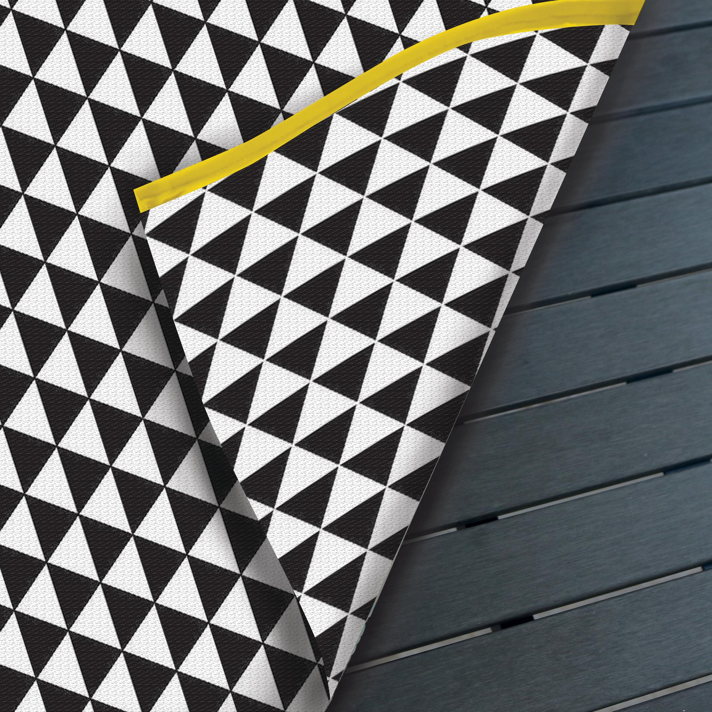 Tapis rectangulaire noir 160 x 230 cm Verona - 6