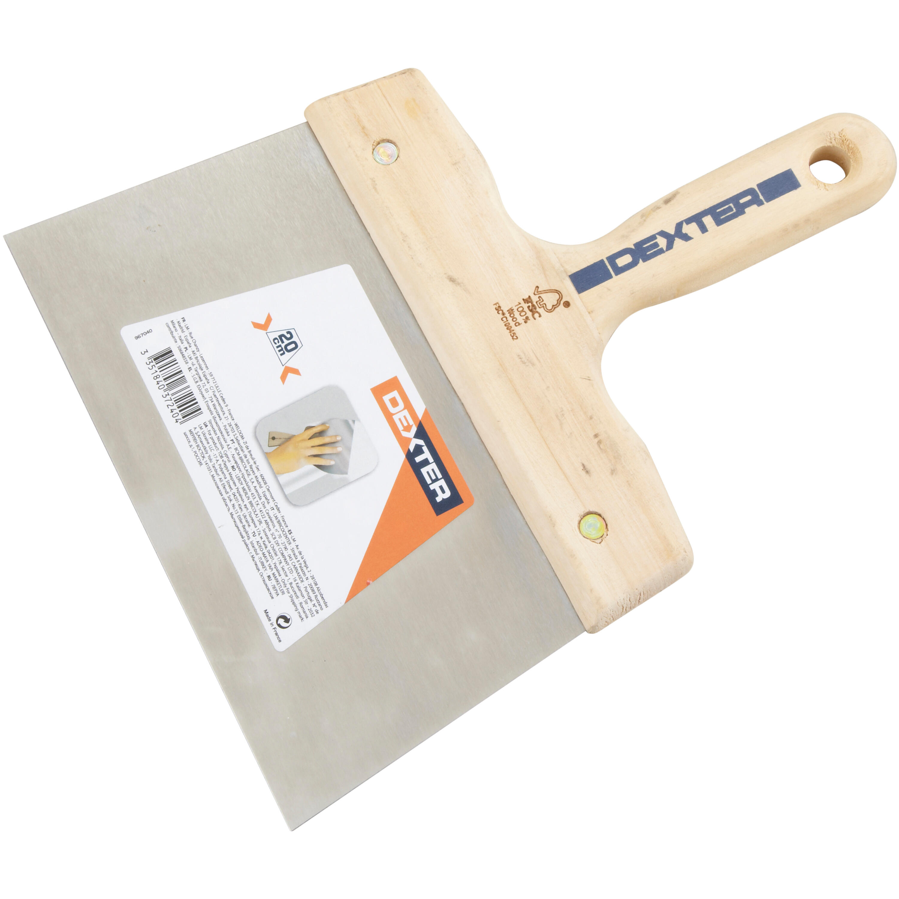 Couteau à enduire acier 20 cm DEXTER - 3