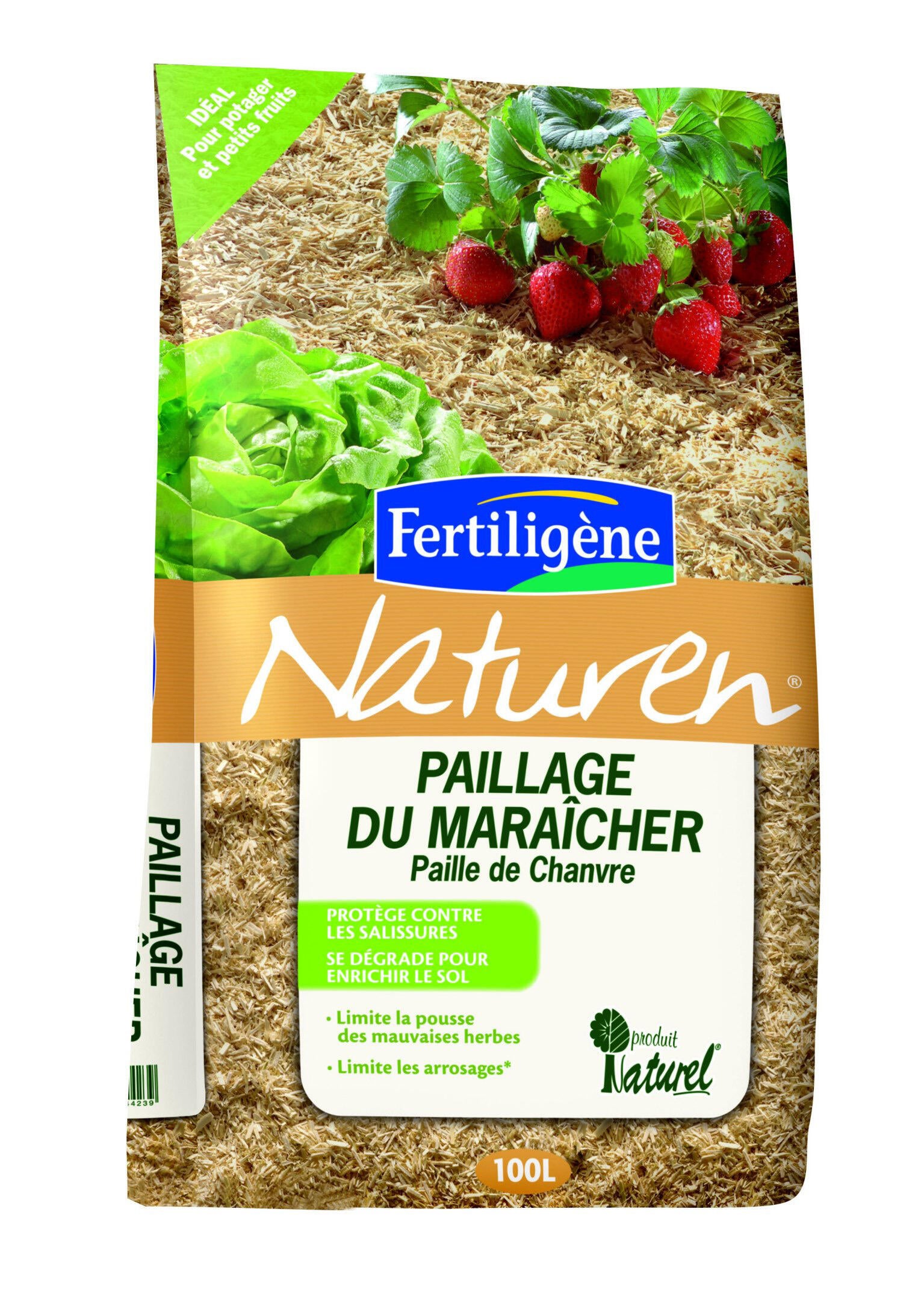Paillis organique chanvre NATUREN, 100 l - 2