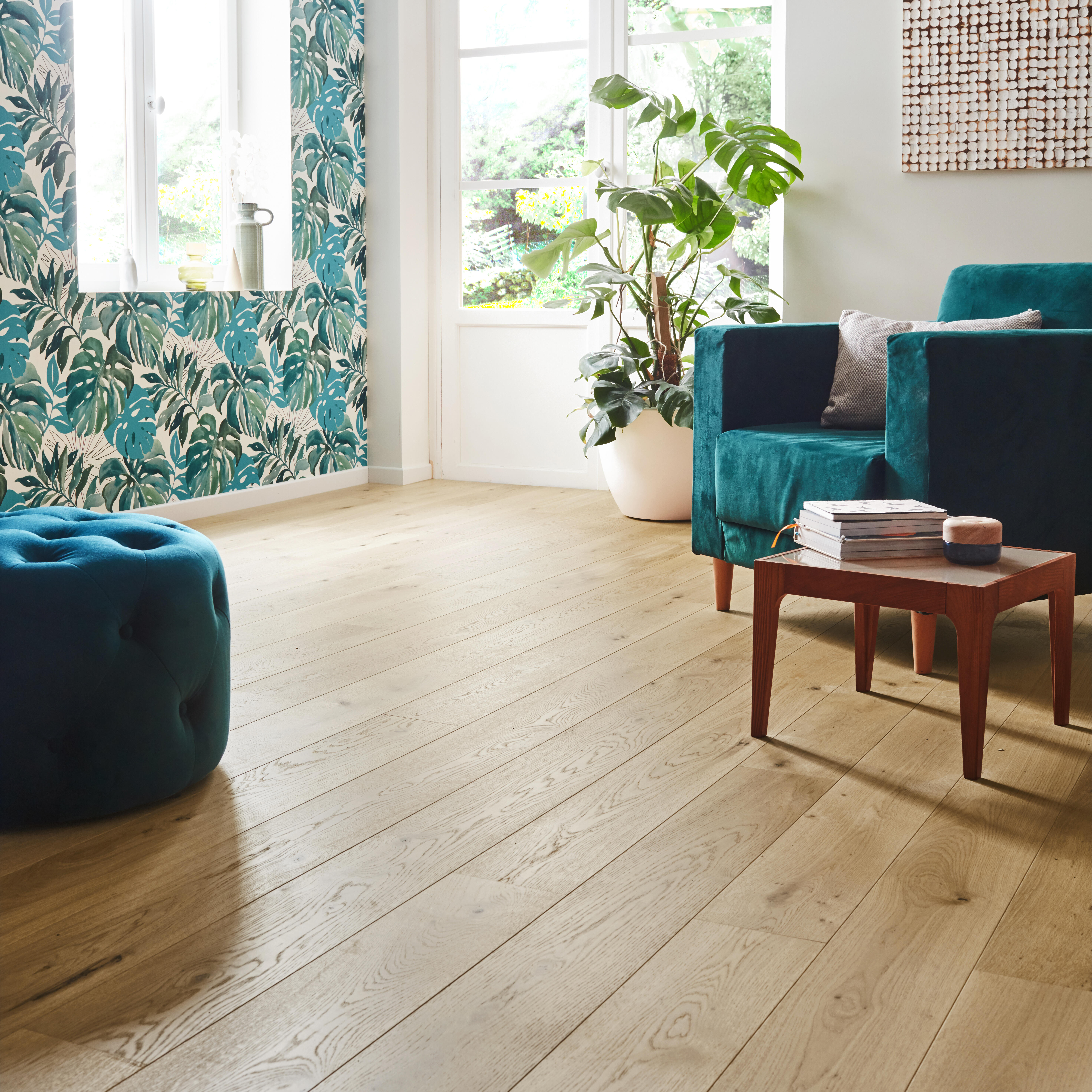 Echantillon Parquet intenso chêne naturel vitrifié L ARTENS - 3