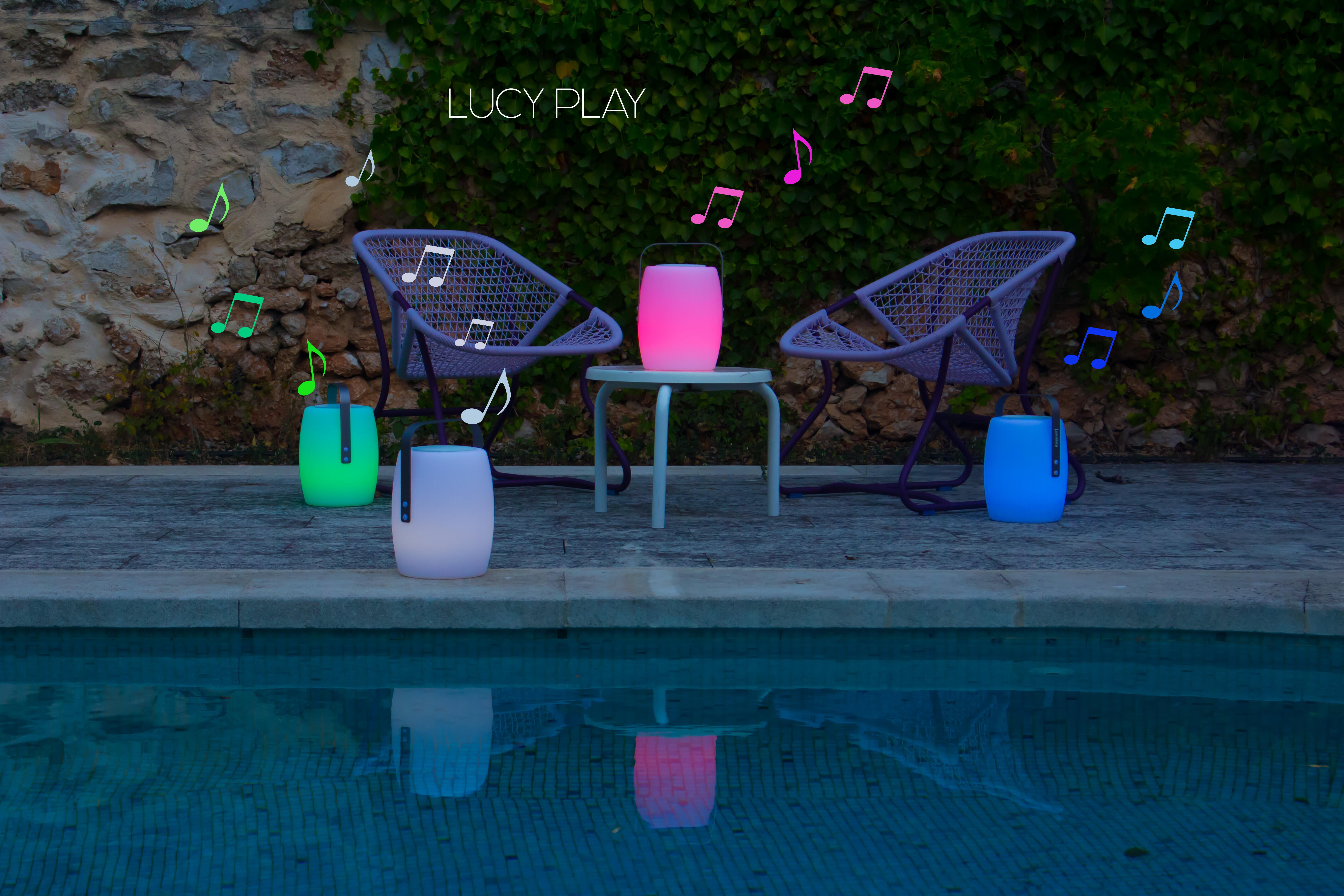 Baladeuse nomade bluetooth, LUMISKY,Lucy Play, 10W - 6