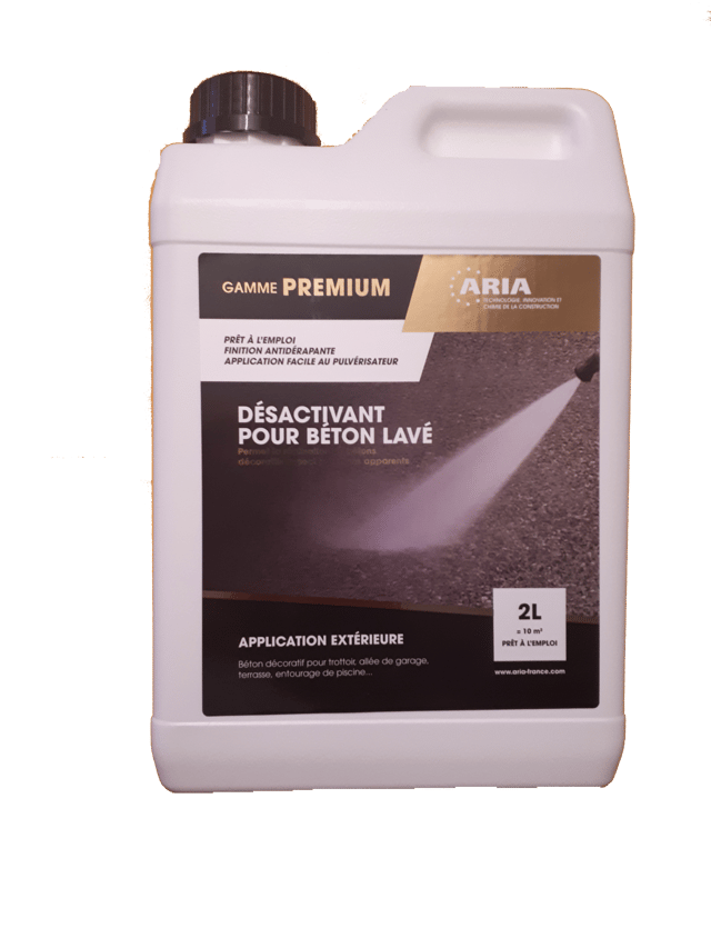 Désactivant béton AXTON 2 l blanc