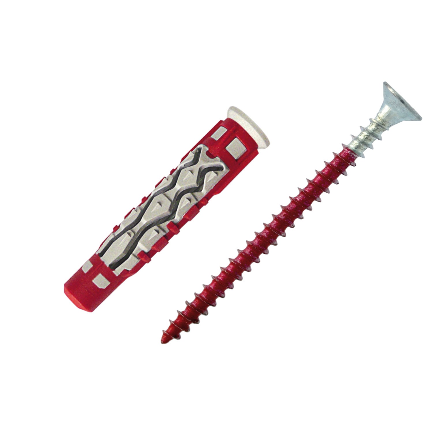 Lot de 8 Cheville murale gamme mx couleur RED HEAD, Ø6 x L.37 mm - 2