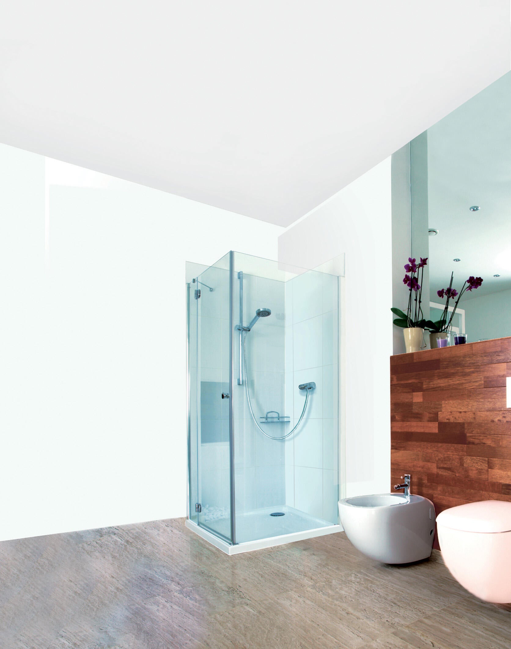 Peinture plafond blanc mat RIPOLIN Cuisine et salle de bain 2.5L - 3