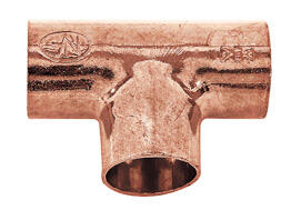 Lot de 2 raccords tés égaux à souder cuivre D.12 pour cuivre - 3