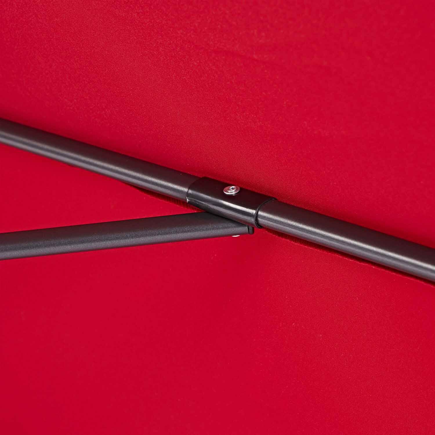 Parasol NATERIAL Avea rouge hexagonal - 8