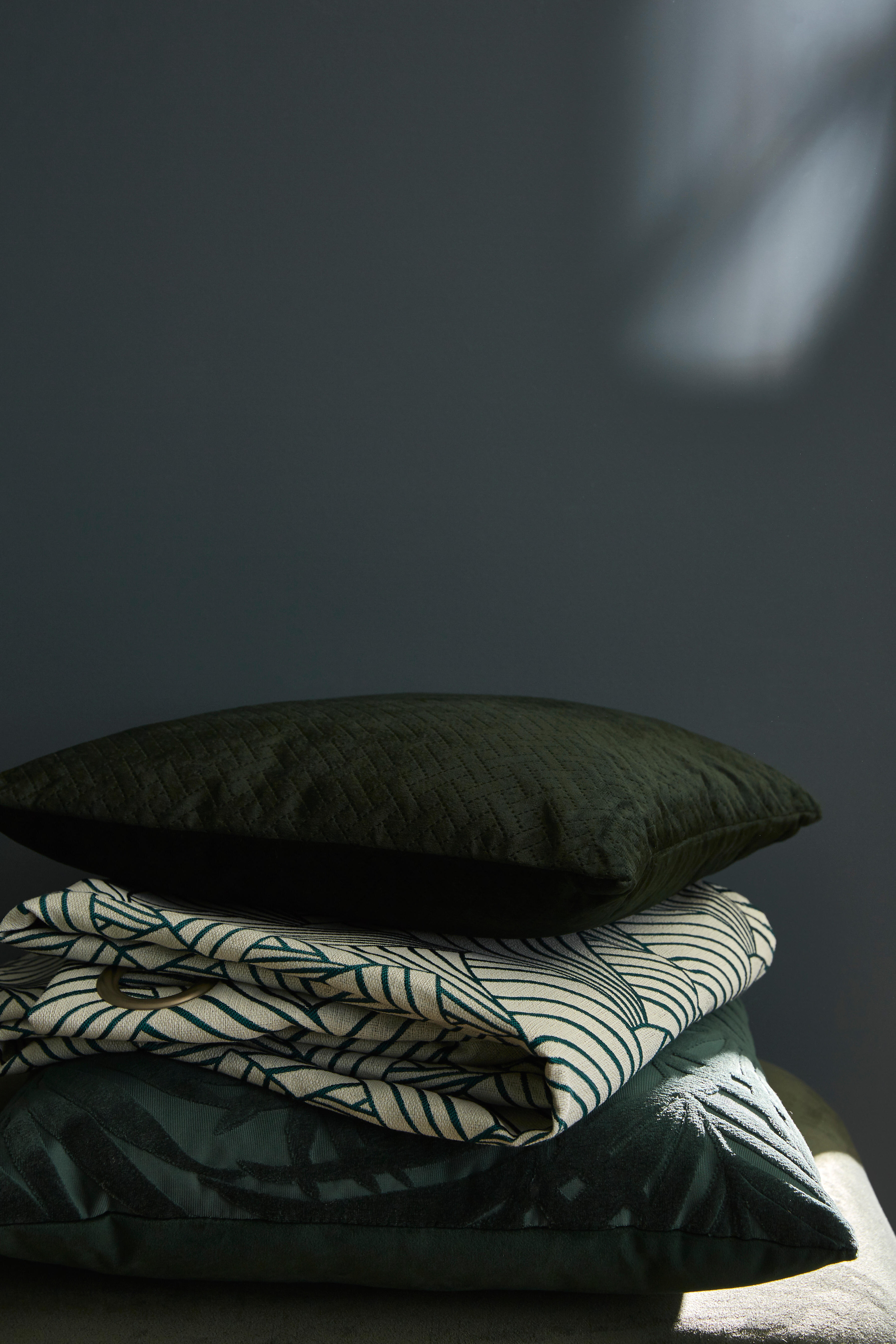 Rideau tamisant, Ardeco, vert H.250 x l.135 cm - 8