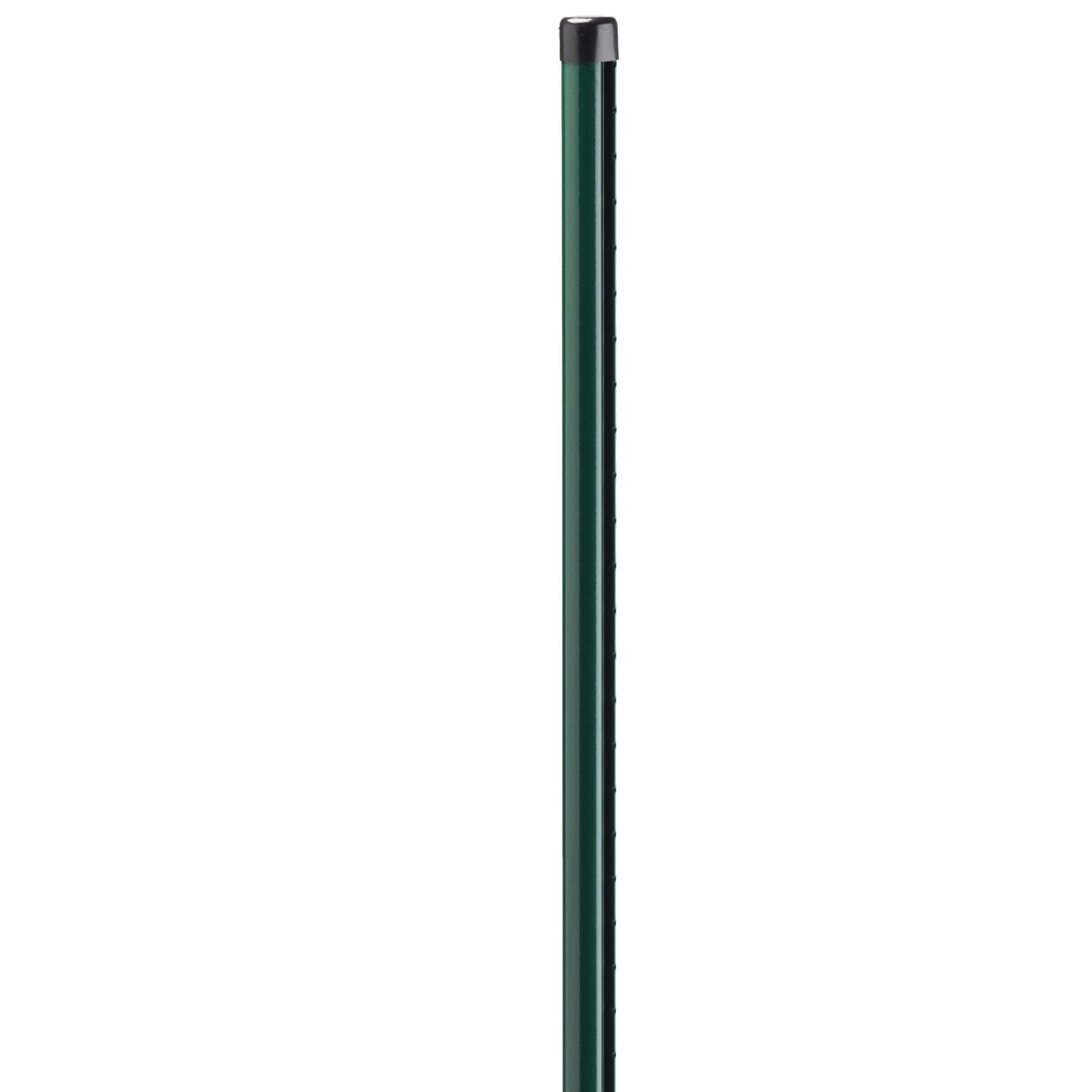 Poteau acier galvanisé rond Univers vert, H.225 x l.4.8 x P.4.8 cm — free download