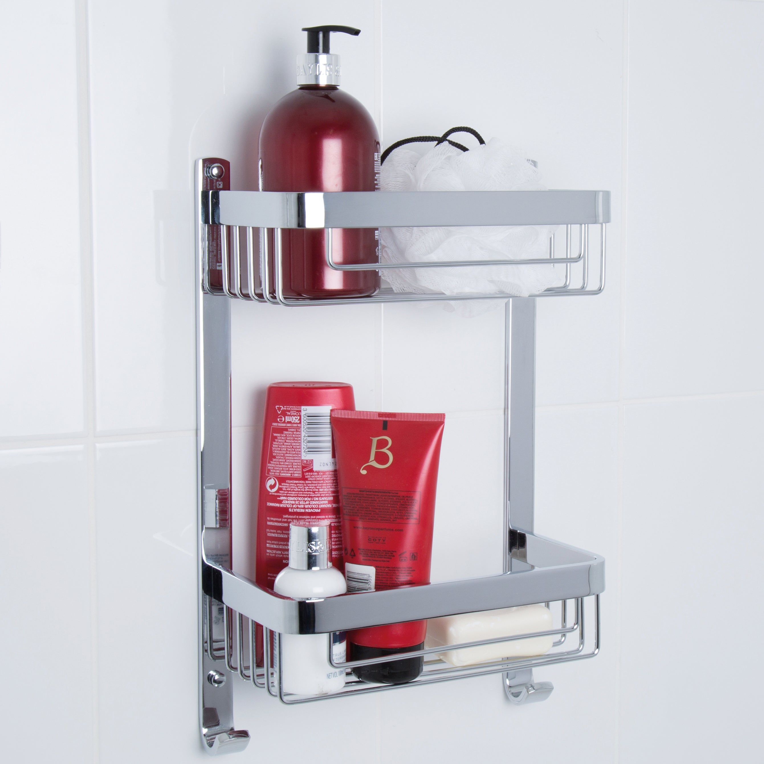 Organizer per doccia per parete Attractive cromo lucido - 2