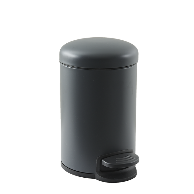 Poubelle de salle de bains 3L gris SENSEA