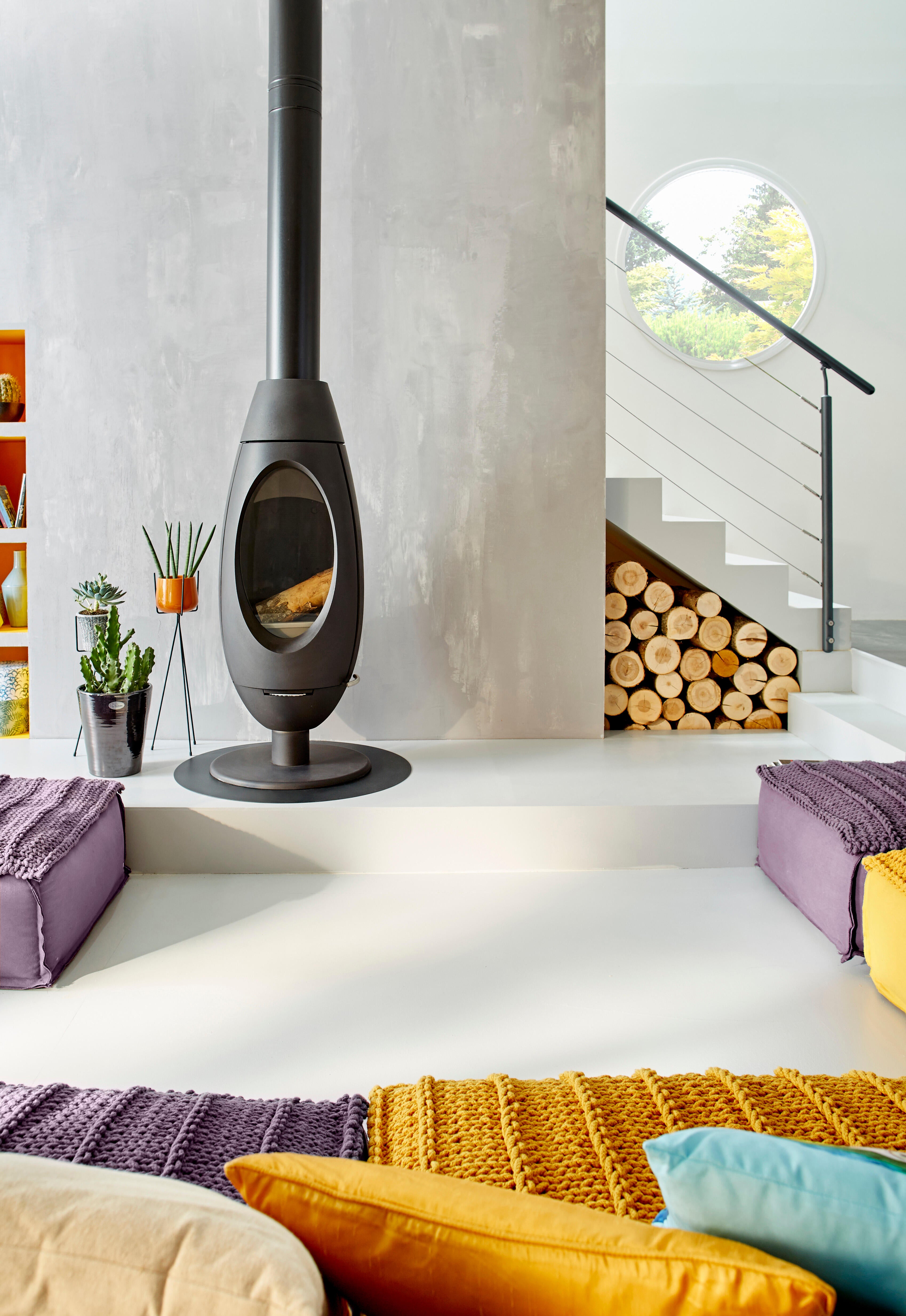 Tuyau émaillé de raccordement POUJOULAT, diam. 180 mm 100 cm - 5