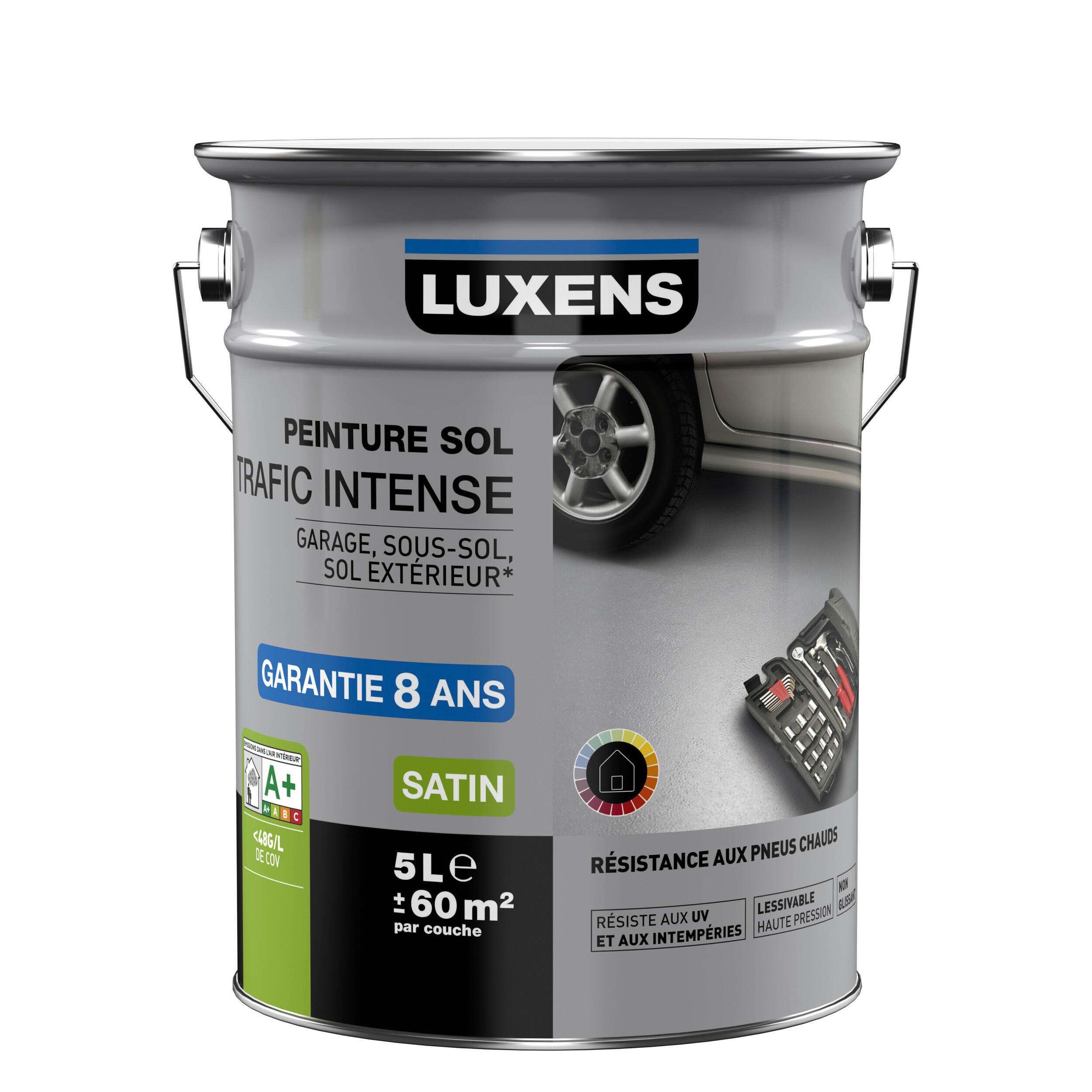 Peinture Meuble Bois - Metaltop - Gris ciment - RAL 7033 - Pot 5L