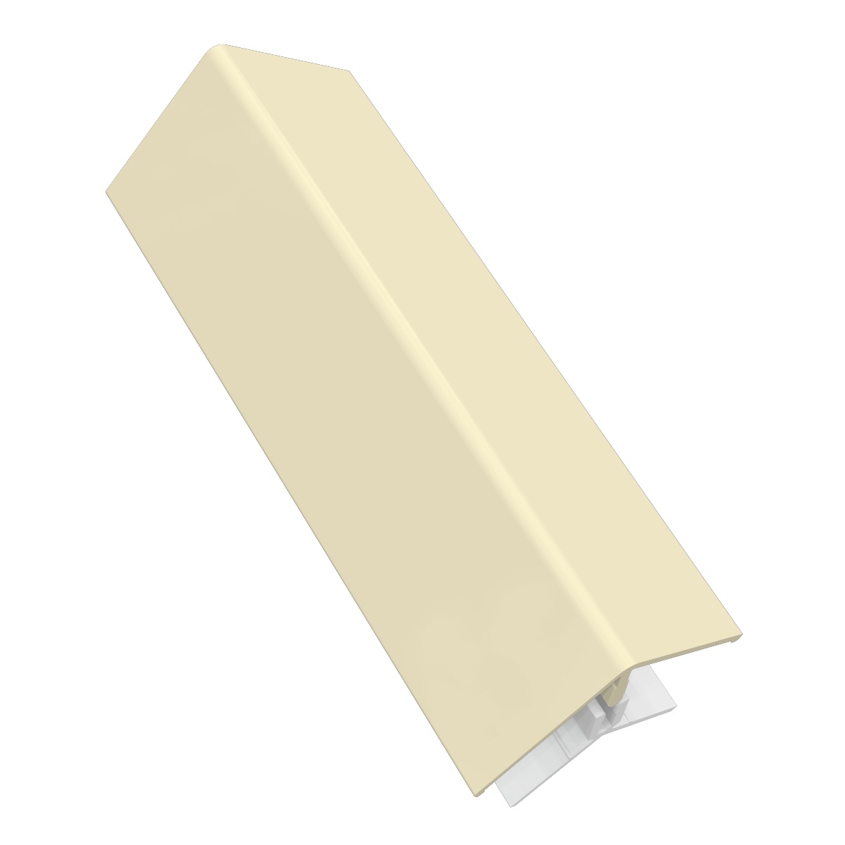 Coin extérieur pvc 45x45 FREEFOAM Faza / solid crème, proche du ral 1013 3 m - 3