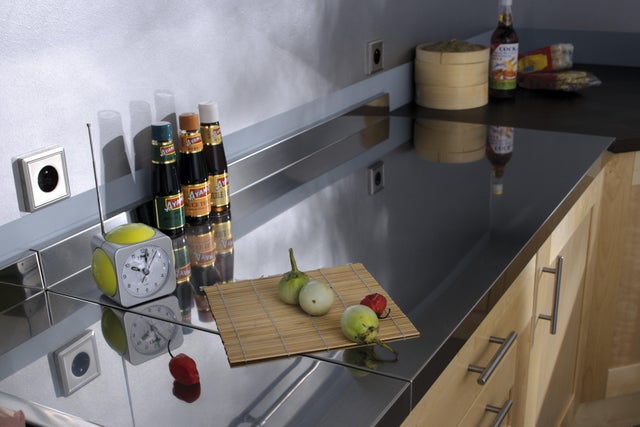 Table De Cuisine Pro En Inox 100x60 Cm, Bc-elec WT100, Idéal Restaurant Ou Atelier