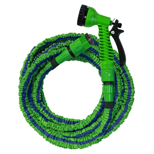 Tuyau D'arrosage Extensible Lahnaokfis 7.5m - 7 Modes De Pulvérisation, Léger, Flexible, Pour Jardin, Lavage Voiture