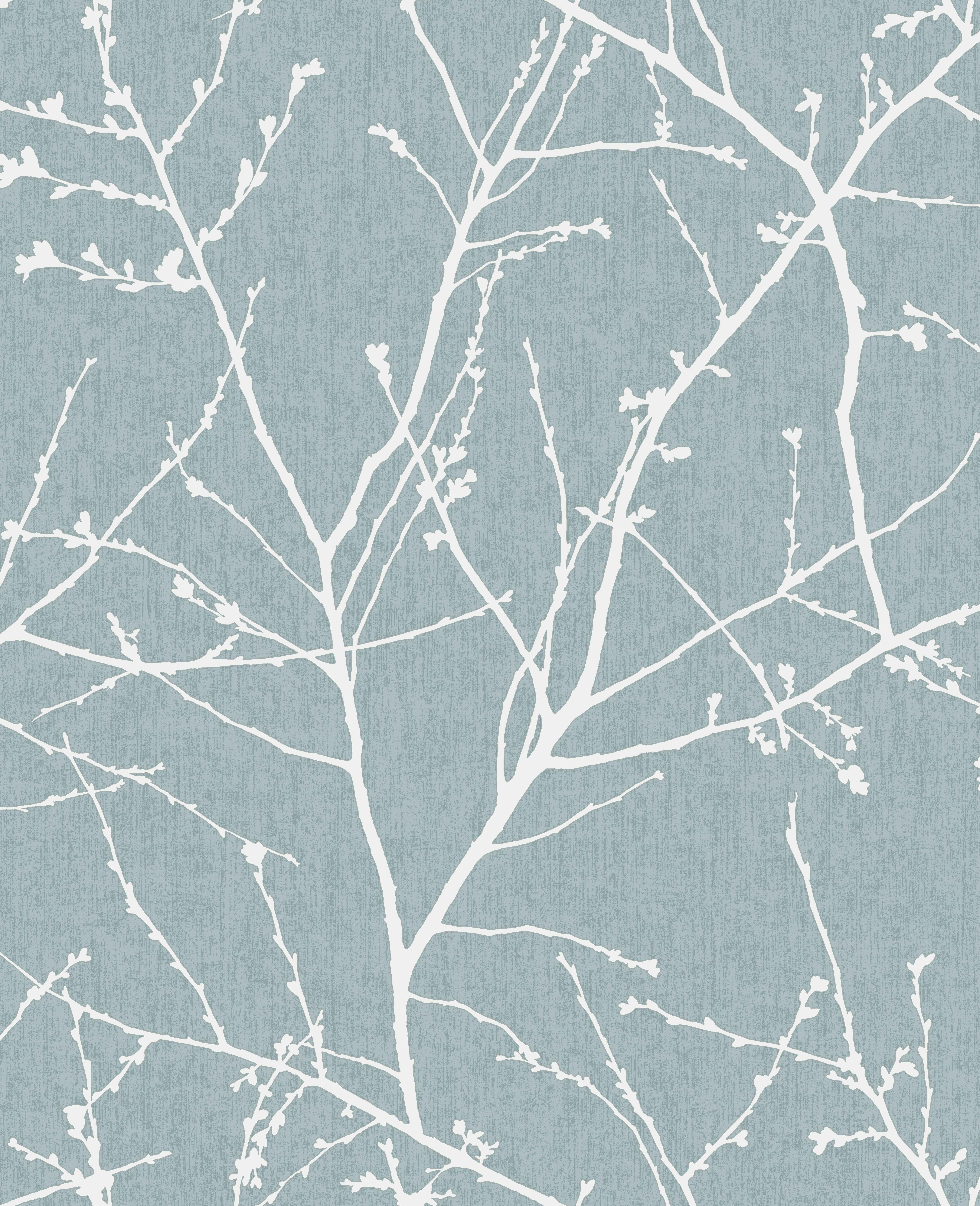 Papier peint vinyle sur intissé Innocence bleu - 2