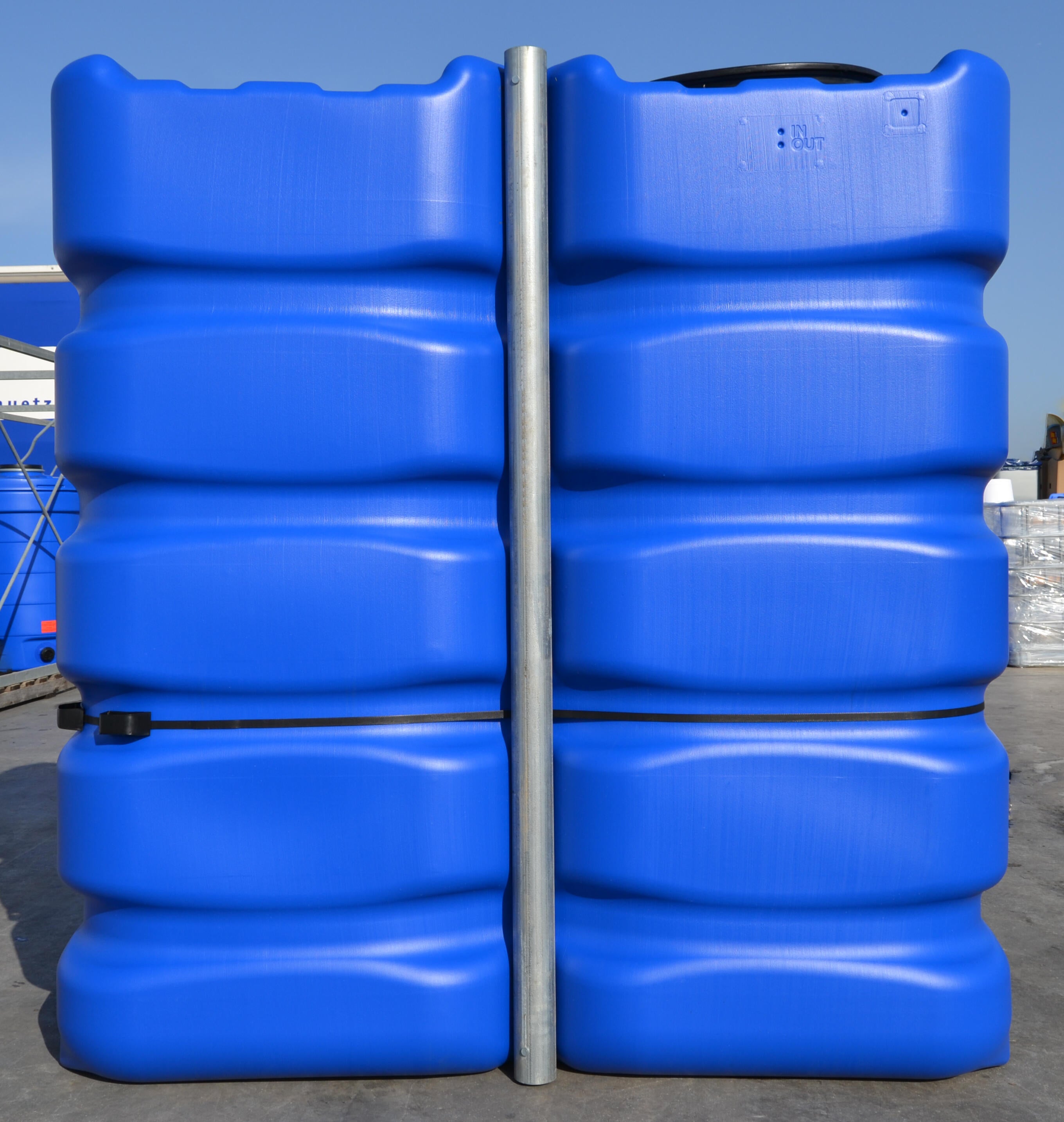 Récupérateur d'eau Aquablock SCHUTZ XL rectangulaire bleu , 3000 l - 7