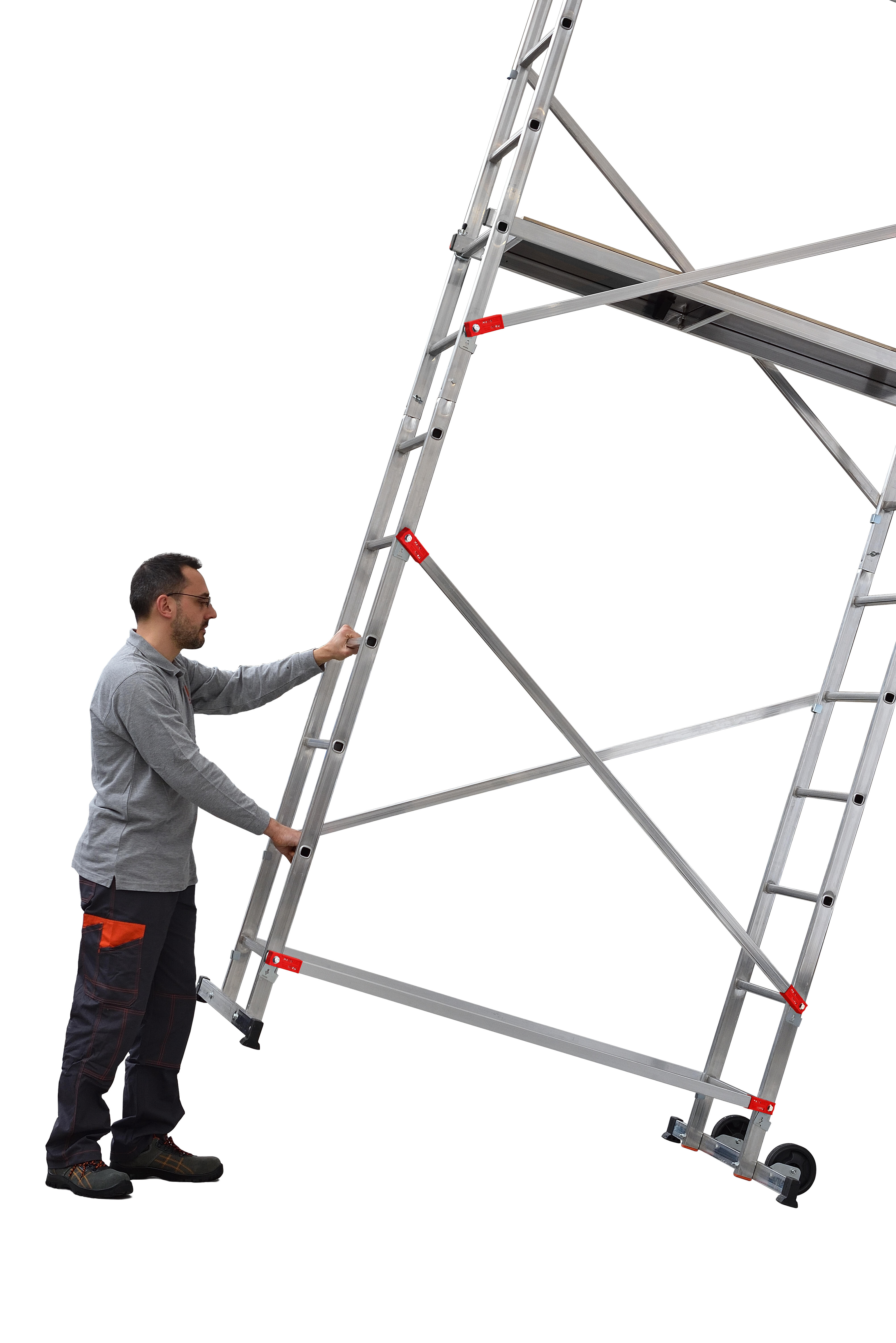 Echafaudage aluminium Fast & lock 5 HAILO - 9