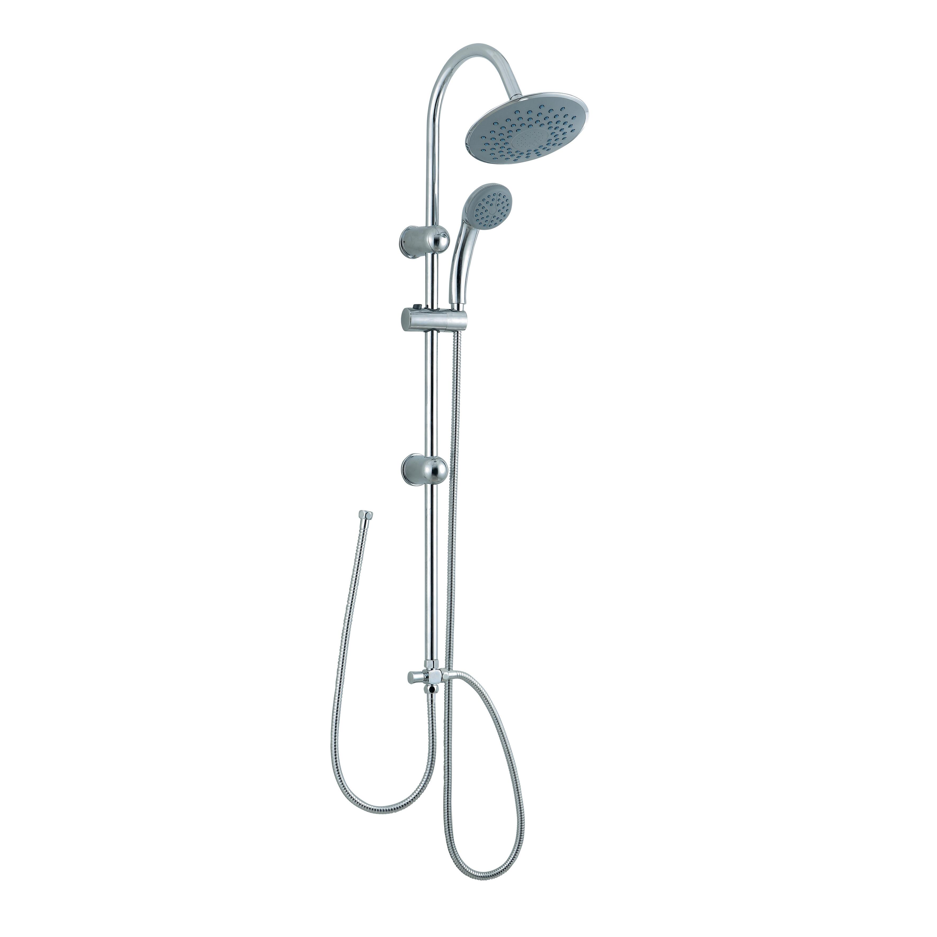 Colonne de douche sans robinetterie 1 jet(s) chrome Nerea - 3