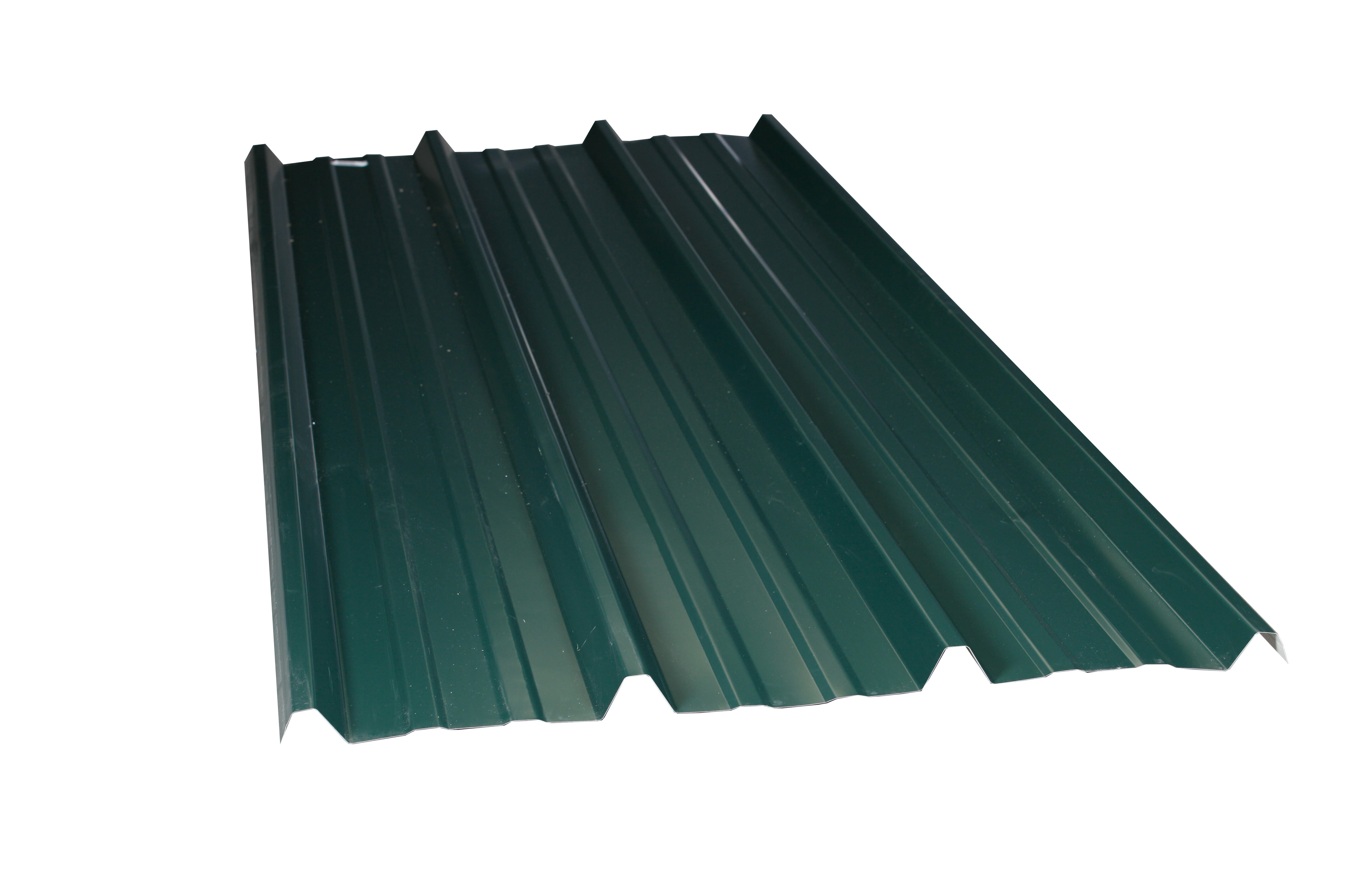 Plaque de couverture, nervuré vert, l.105 x L.300 cm, H.45 mm, Ep.0.5 mm - 2