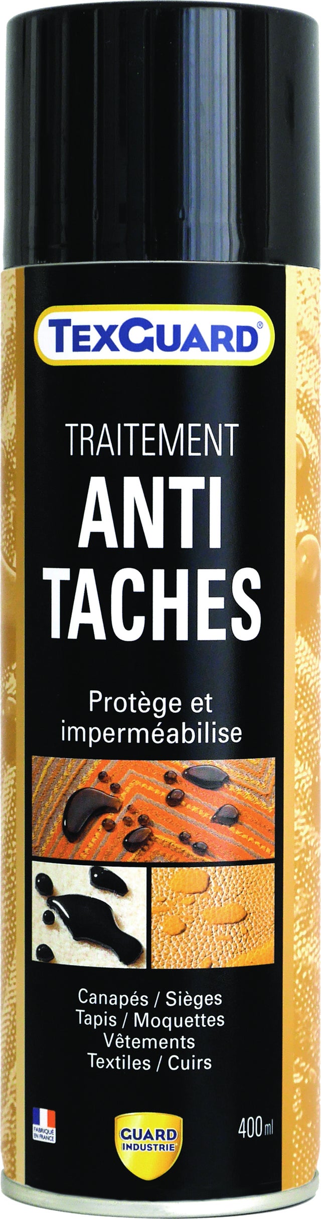 Imperméabilisant GUARD INDUSTRIE Texguard, aérosol traitement anti taches 0.4 l