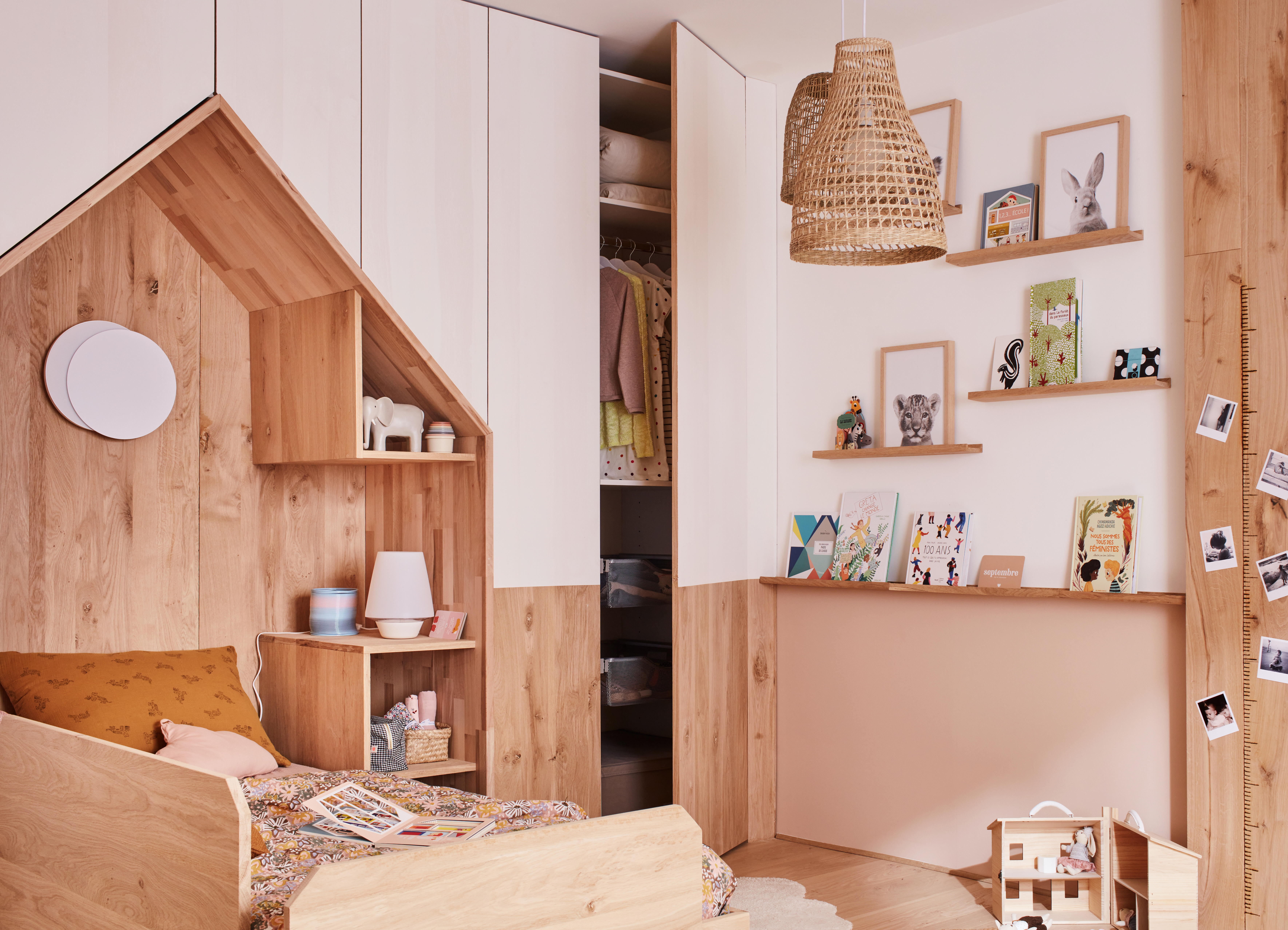 Plan de travail brut Hêtre lamellé L.250 x l.65cm, Ep.26 mm - 4