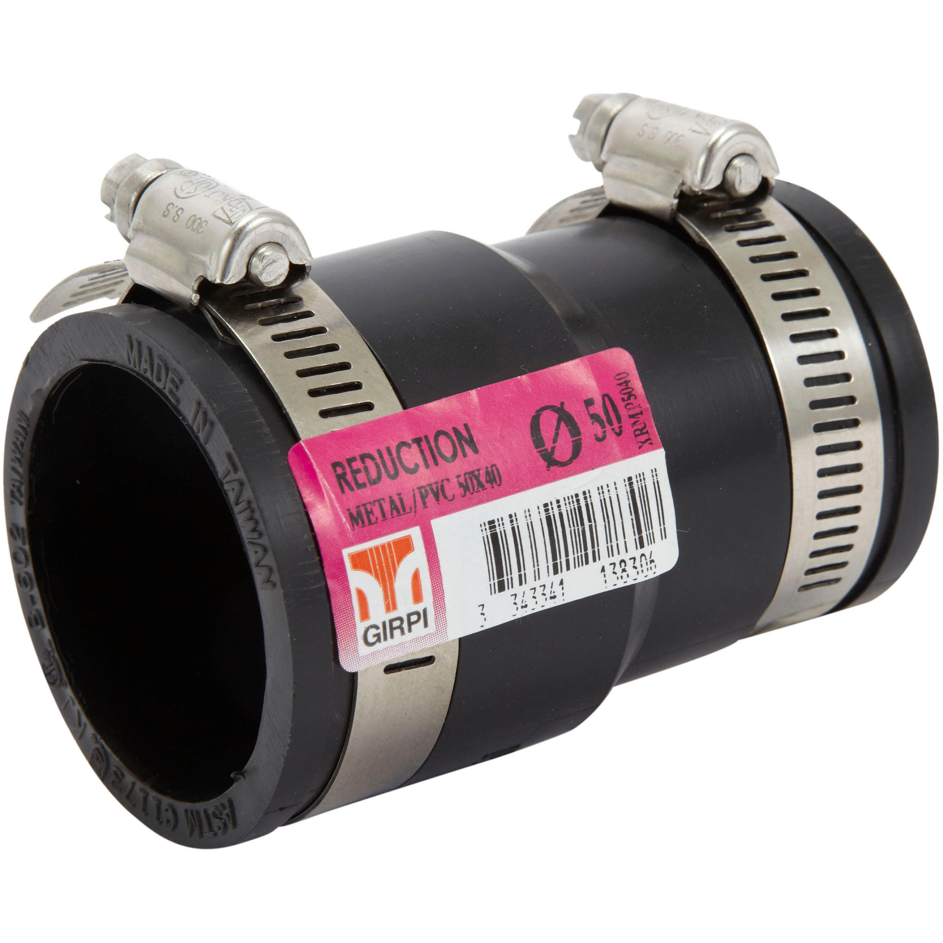 Manchon en pvc à compression, femelle / femelle, D50/40 - 2