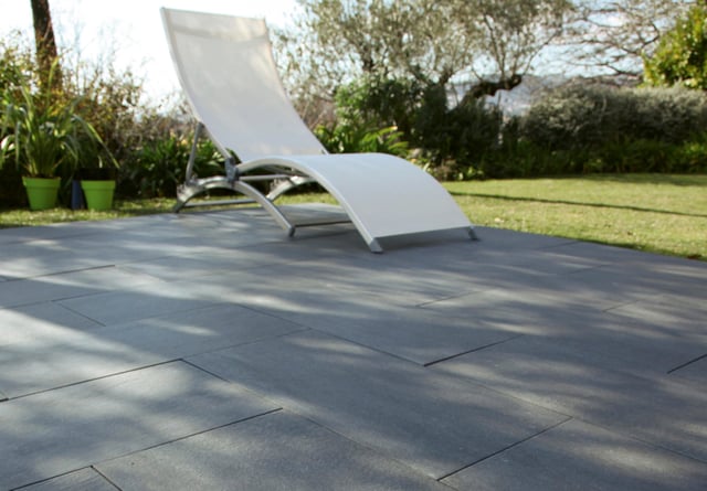 Carrelage sol extérieur effet béton ardoise Source l.30 x L.60 cm