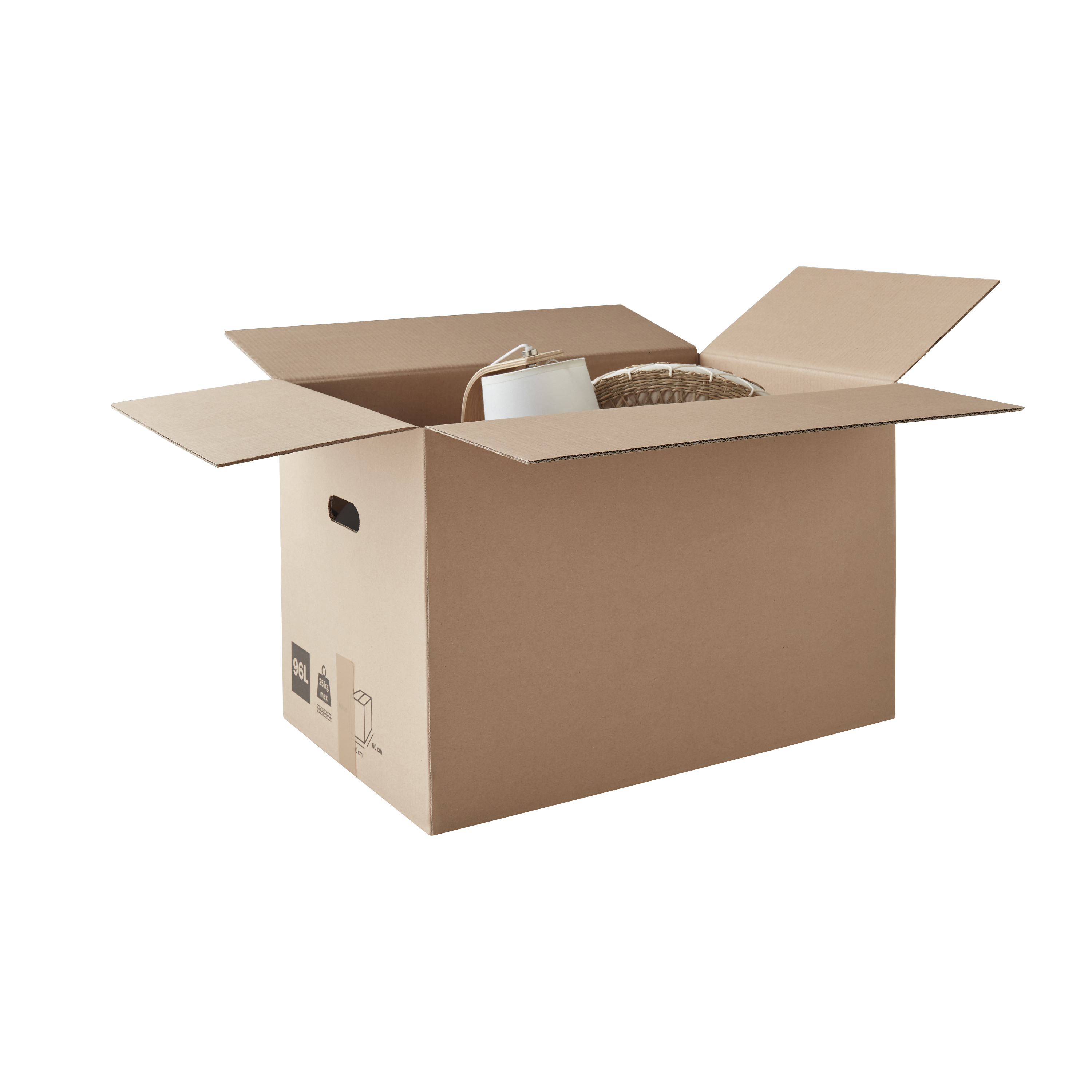Scatola da imballaggio avana 2 onde L 60 x H 40 x P 40 cm - 14
