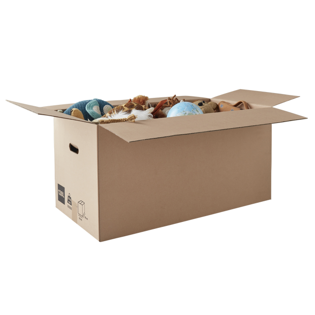 Caixa de cartão 80X40X40CM 128L