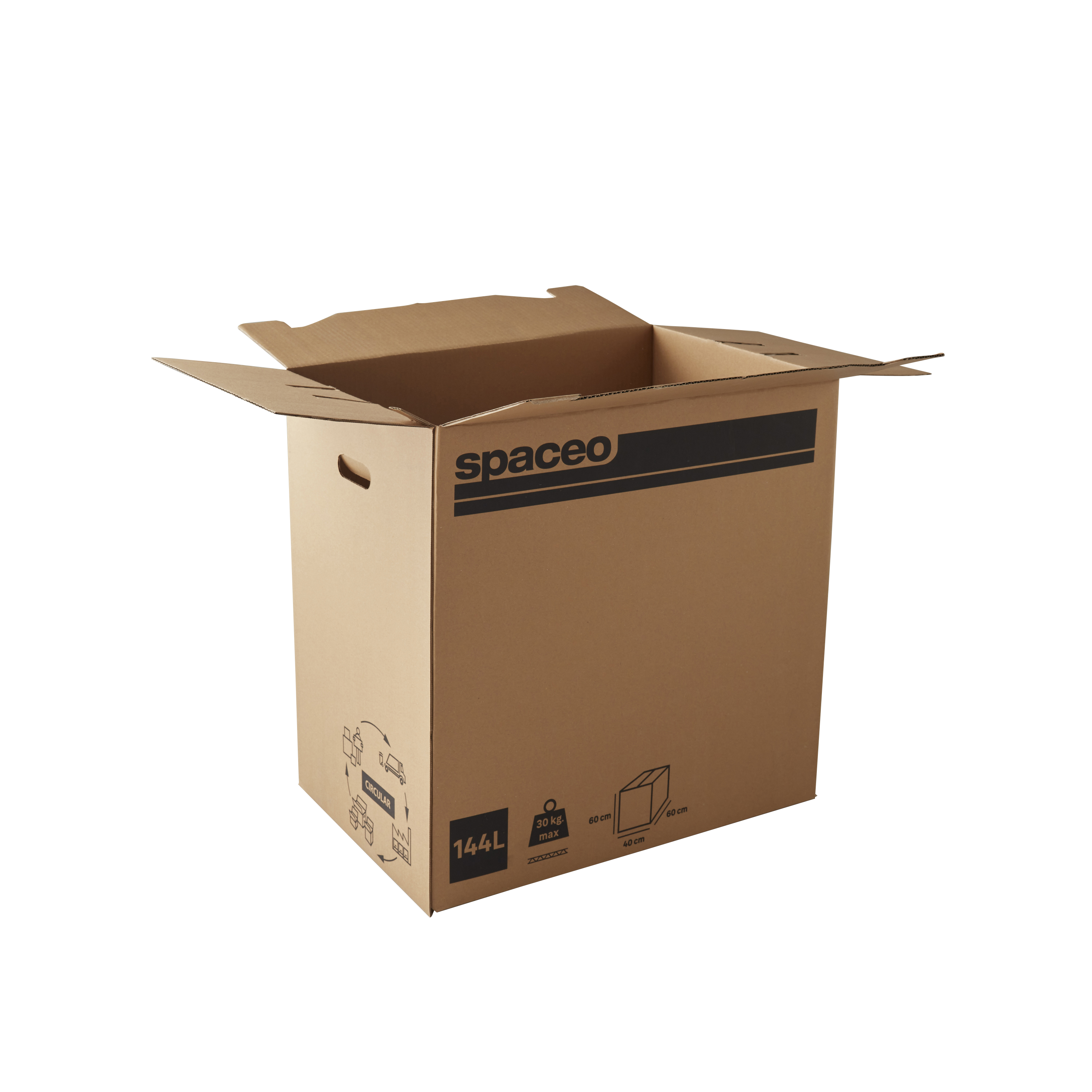 Caixa de cartão SPACEO 60X40X60CM 144L - 3